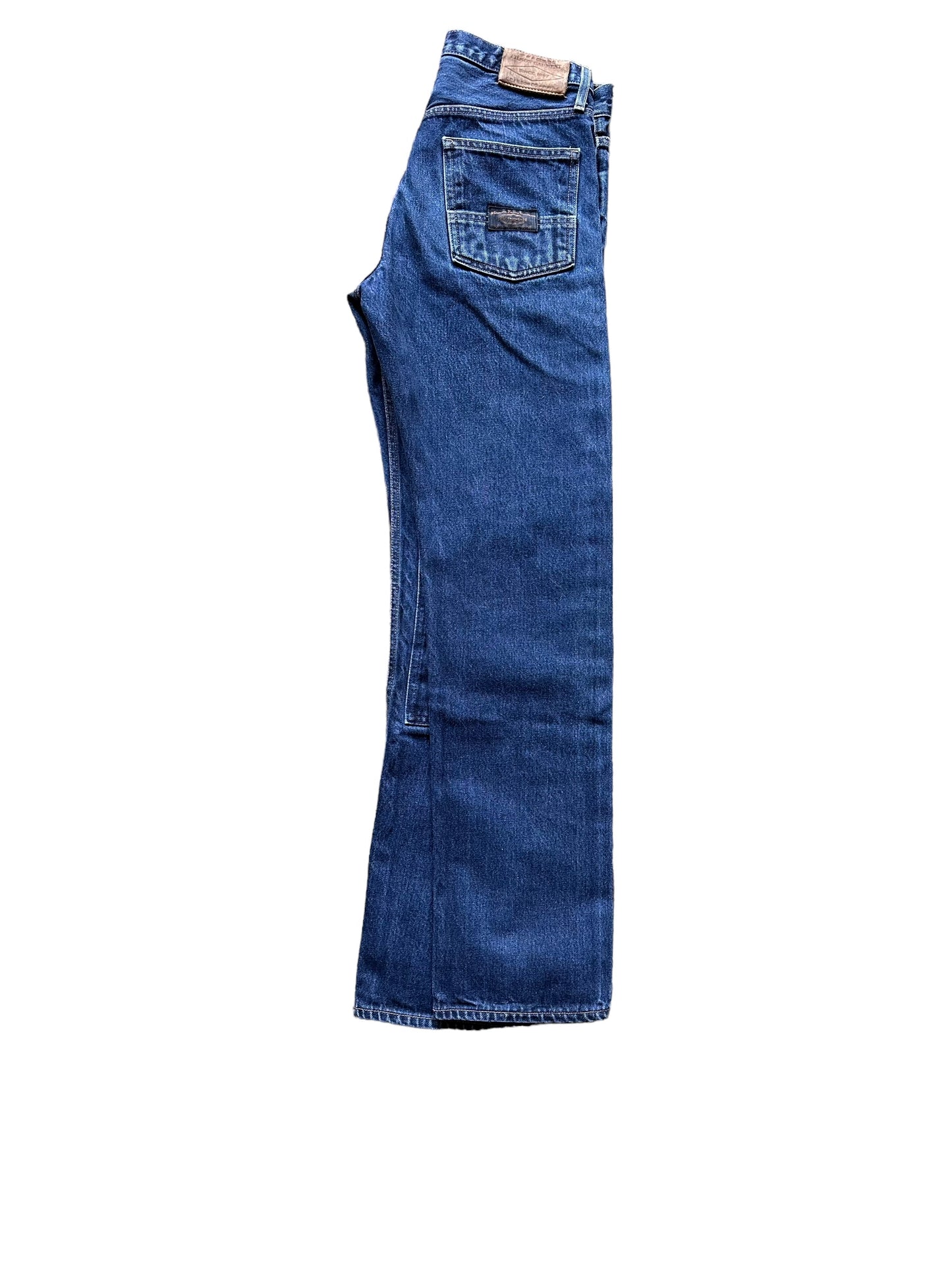 Side Profile View of Filson Denim Doublefront Jeans W30 |  Filson Double Knees | Filson Denim Workwear Seattle