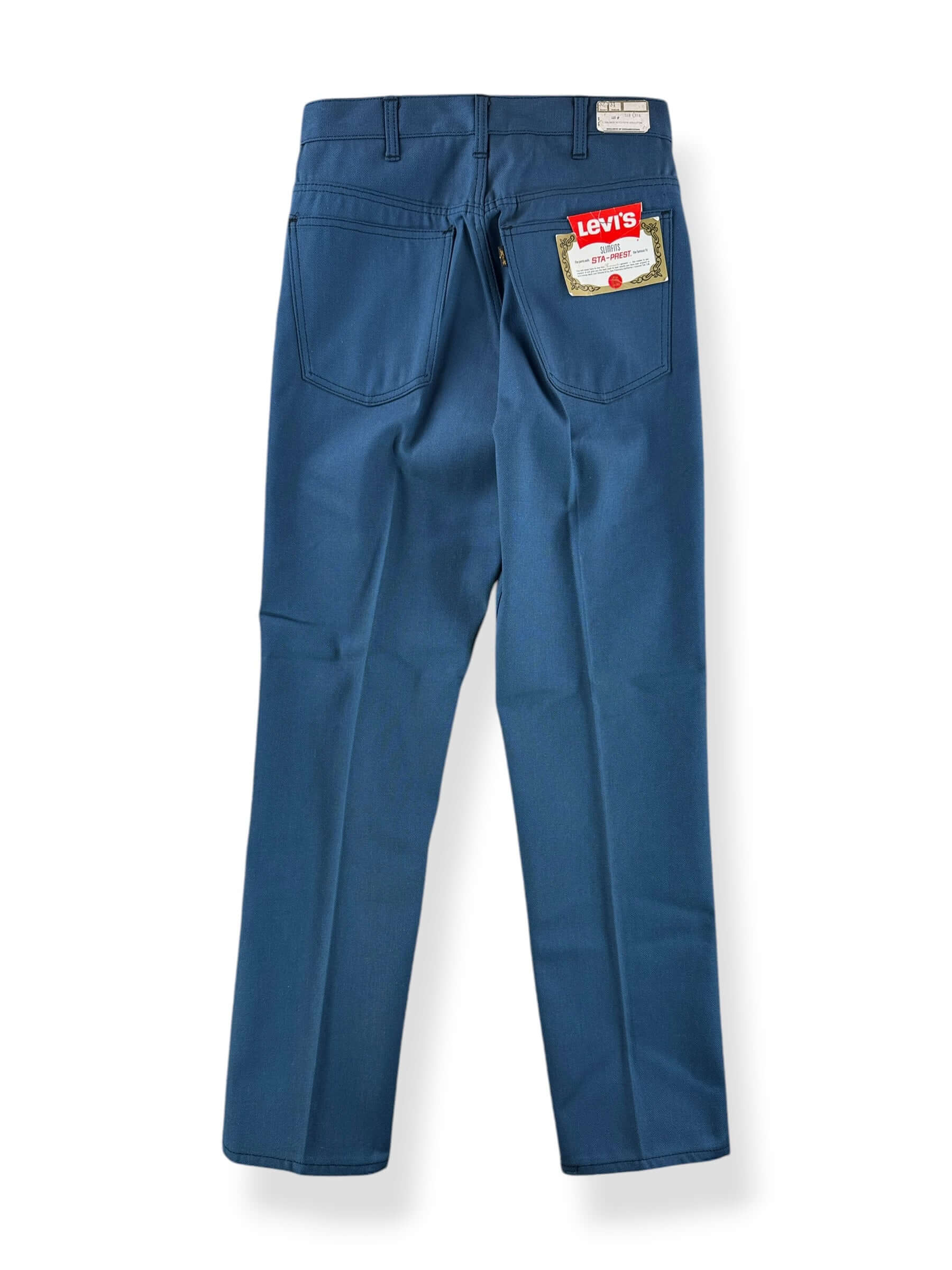Back of Vintage NOS Levis StaPrest Trousers W32 (Fits W30)