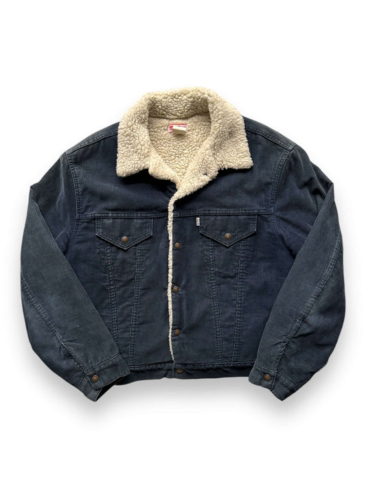 front of Vintage Levi's Sherpa Type III Corduroy Jacket SZ 46