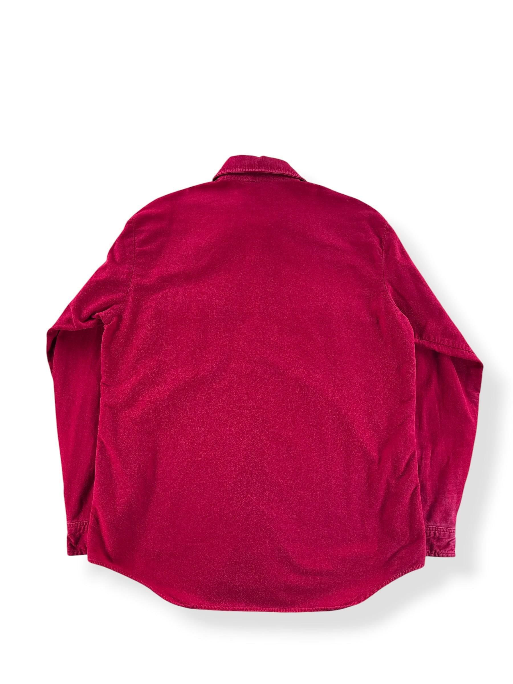 Back of Vintage Big Mac Chamois Shirt SZ L Tall