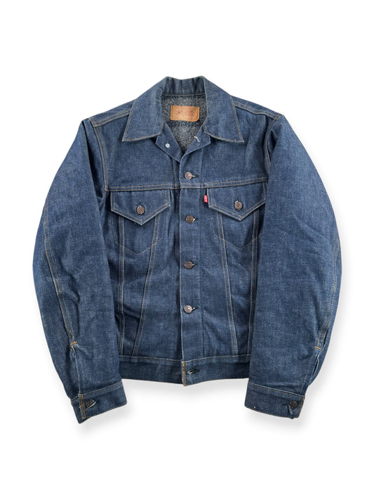 Front of Vintage 70s Levi's Blanket Lined Type 3 Trucker Jacket SZ 36