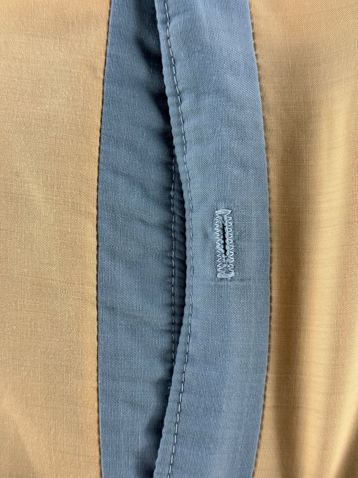 Missing Button on Vintage Lancer Inner Router Button Up Shirt SZ S - AS IS