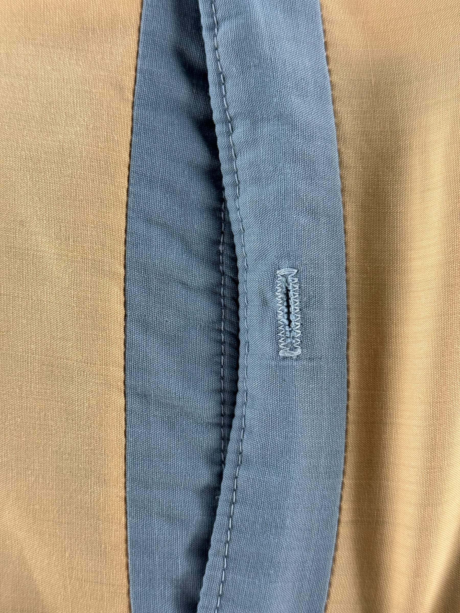 Missing Button on Vintage Lancer Inner Router Button Up Shirt SZ S - AS IS