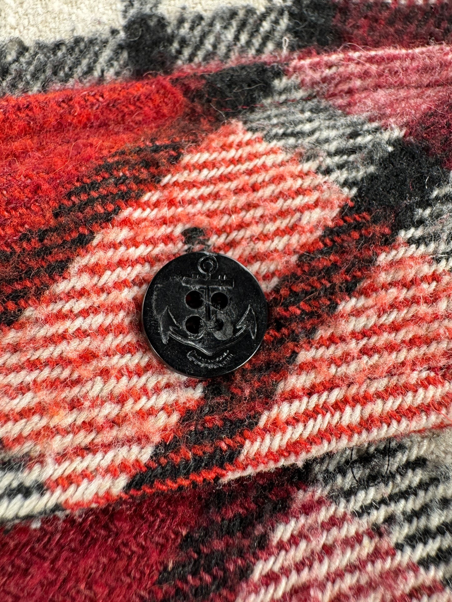 Button on Vintage Fingerhut Fashions CPO Flannel SZ L