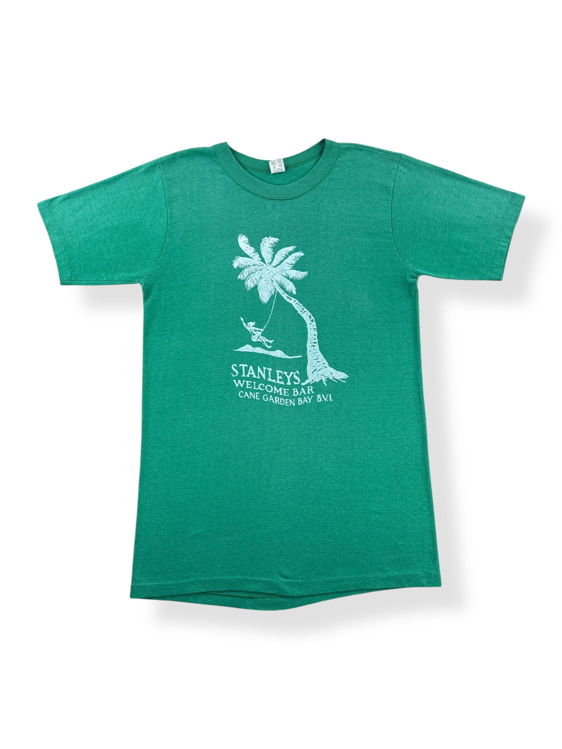 Front of Vintage Stanely's BVI Tee SZ S