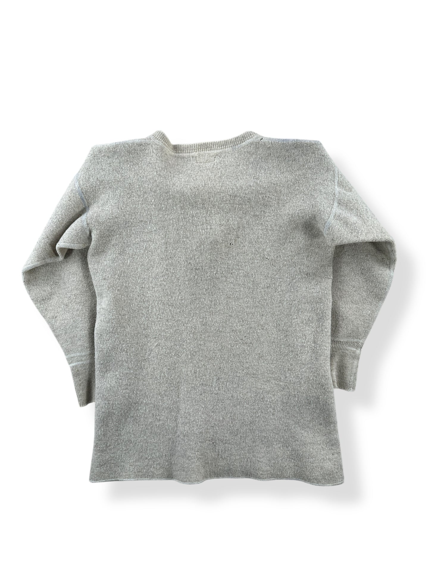 Back of Vintage JC Penney Wool Henley SZ S