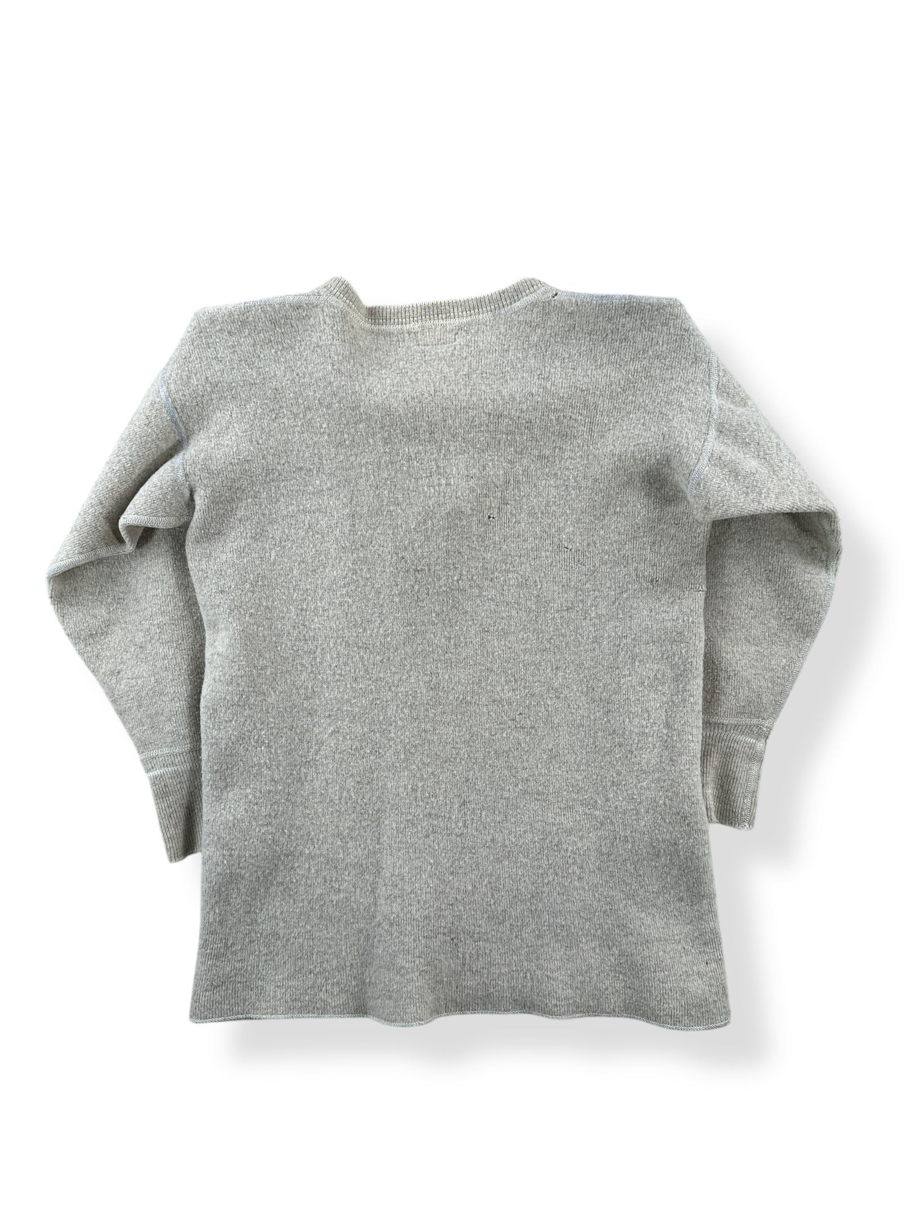 Back of Vintage JC Penney Wool Henley SZ S