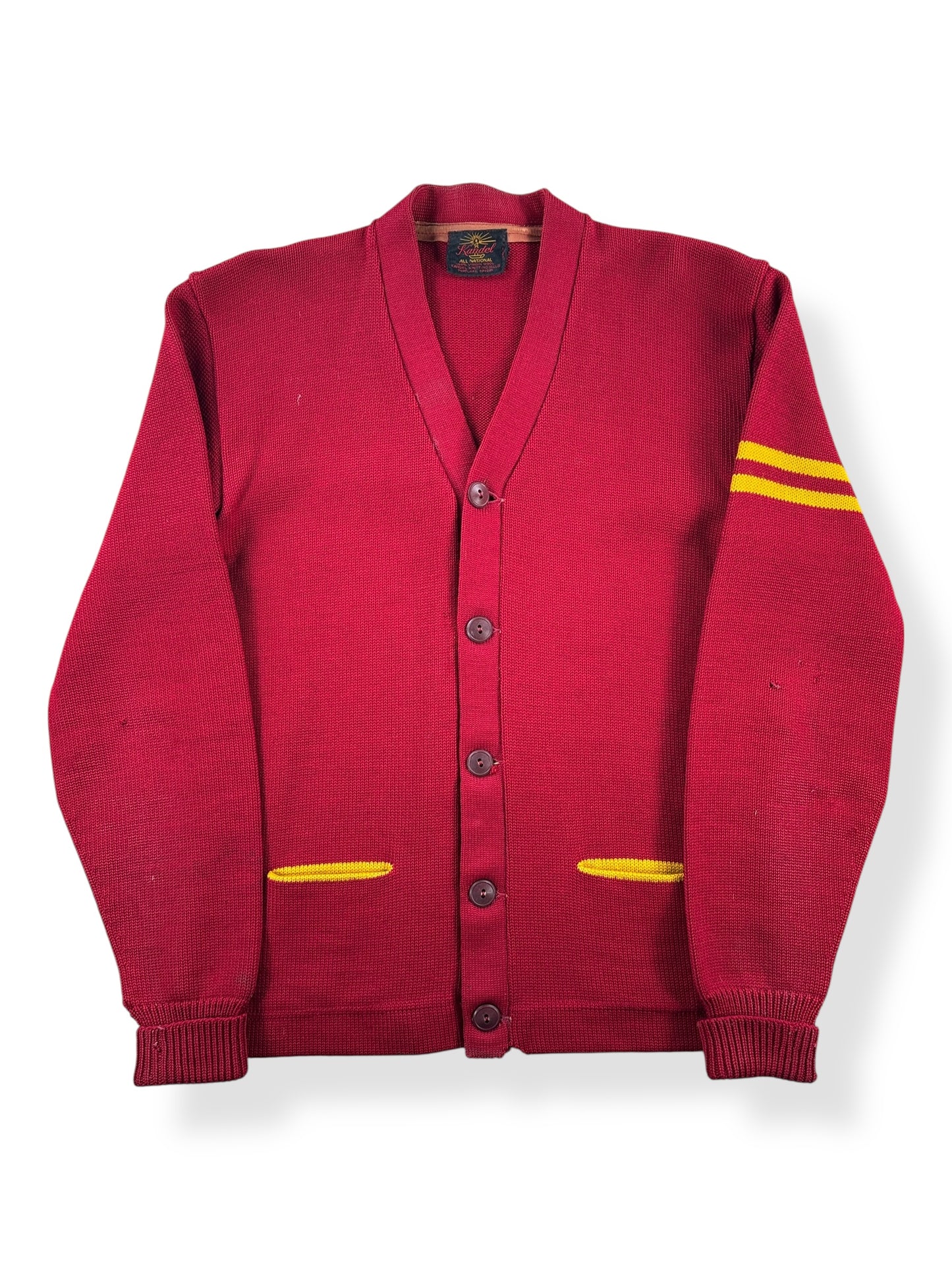 Front of Vintage Kandel Varsity Sweater SZ M