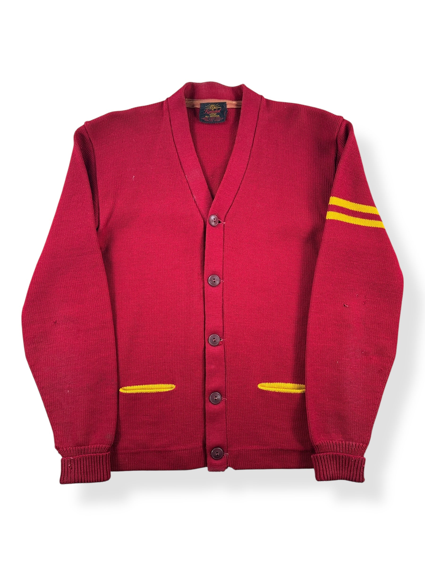 Front of Vintage Kandel Varsity Sweater SZ M