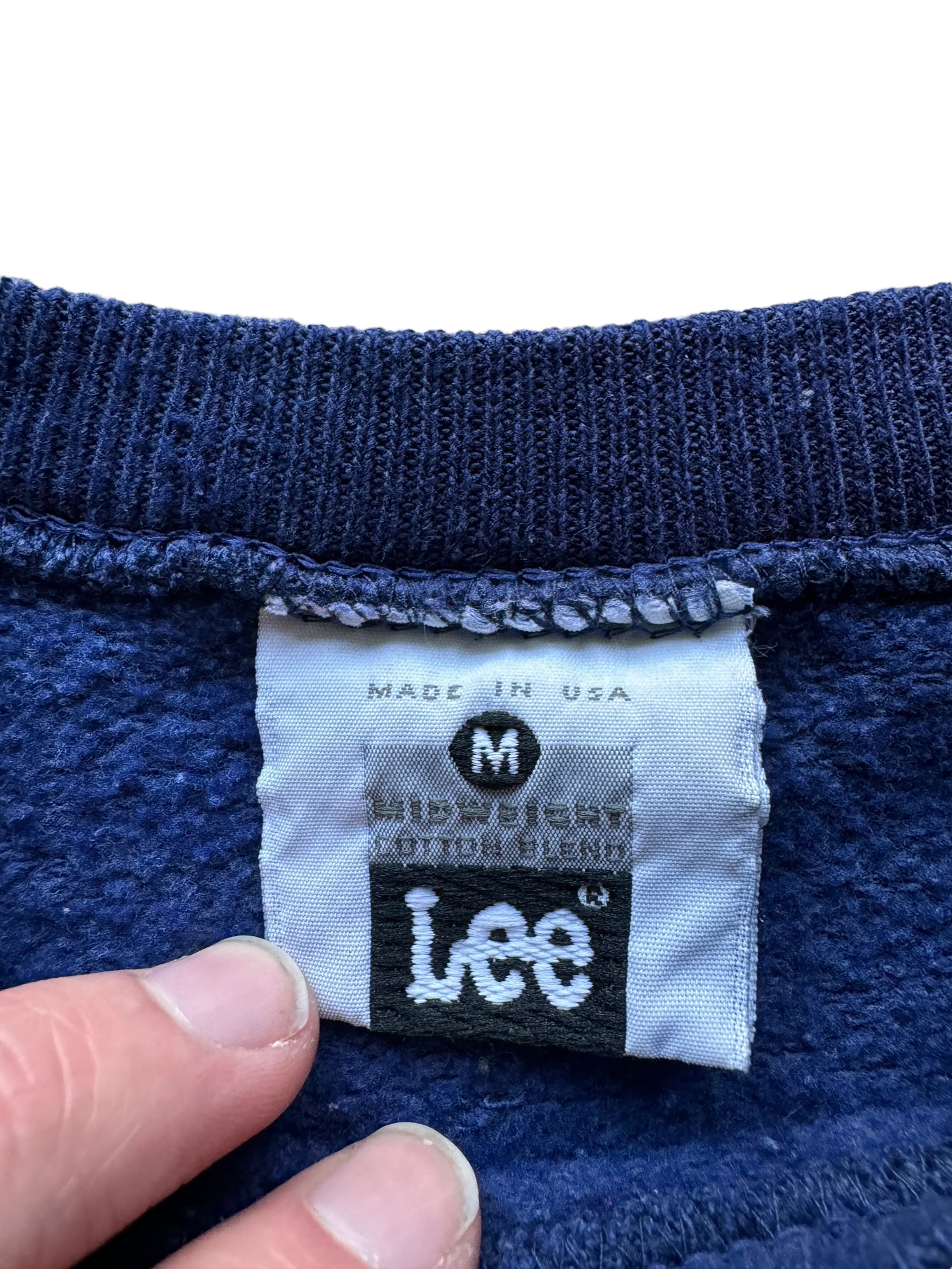 Tag on Lee Cotton Blend Crewneck SZ M