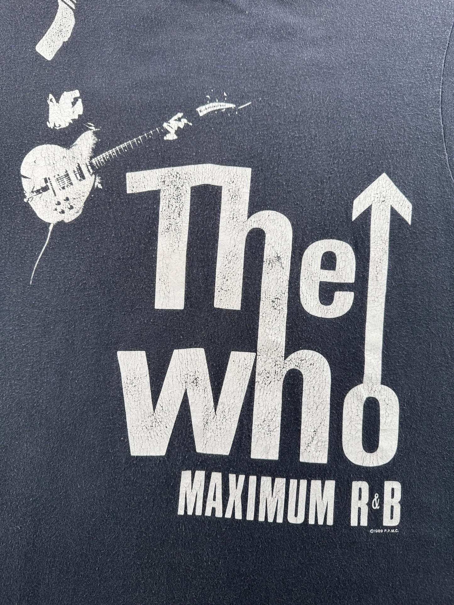 Graphic of Vintage 1989 The Who The Kids Are Alright Tee SZ L (Fits M)