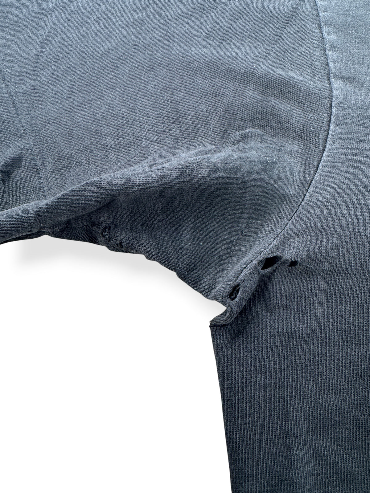 Armpit hole on Vintage Black Blank Tee SZ XL