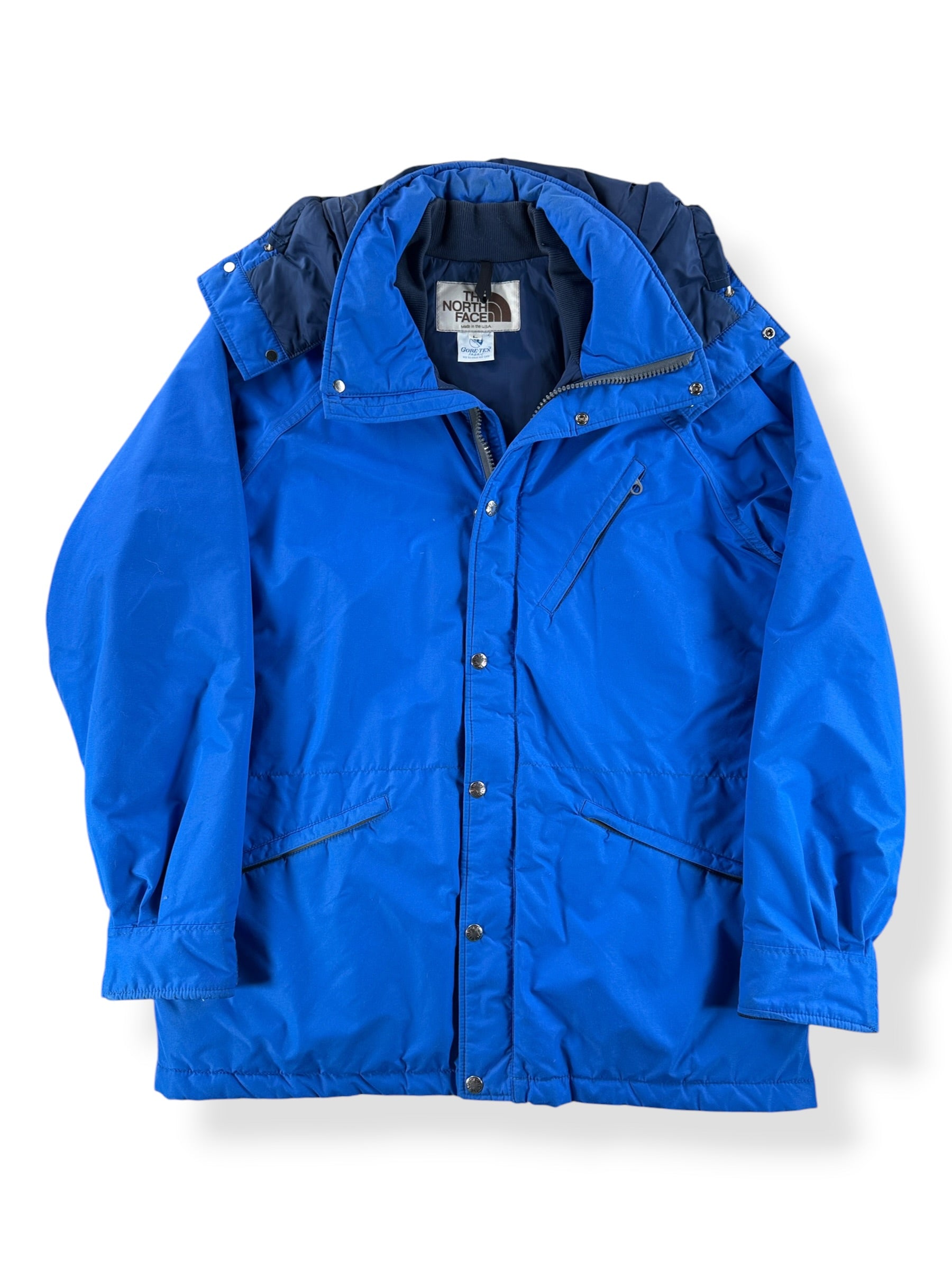 Front of Vintage Brown Label North Face Goretex Parka SZ L