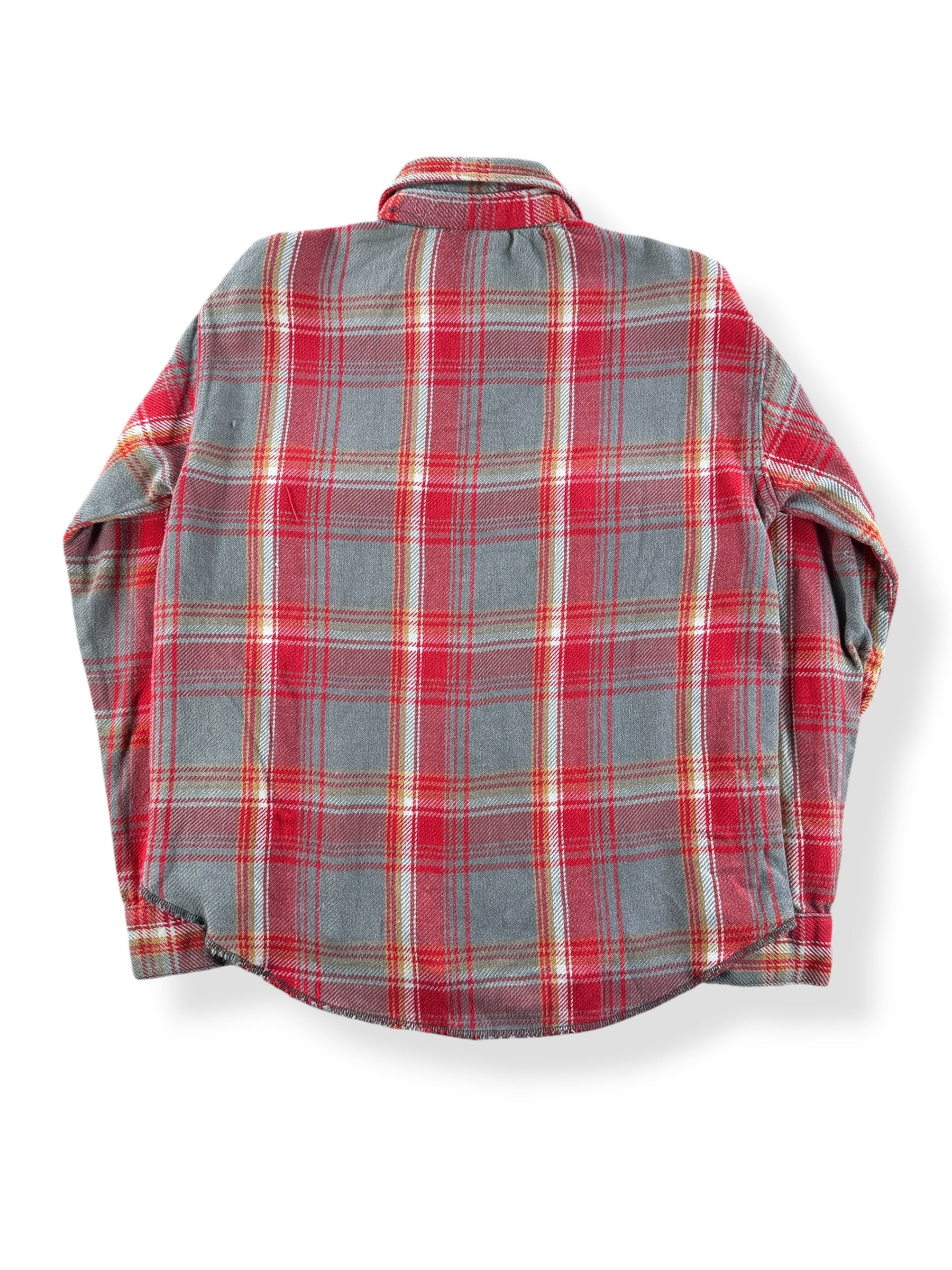 Back of Vintage Frostproof Cotton Flannel SZ 15 1/2 (Fits S)