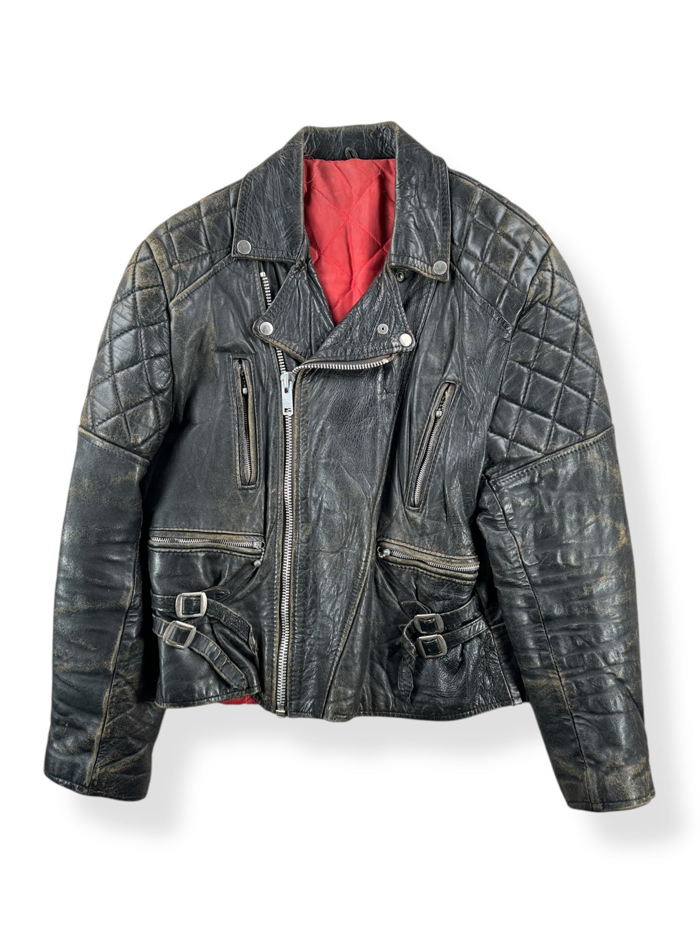 Front of Vintage Lewis Leathers Jacket SZ M