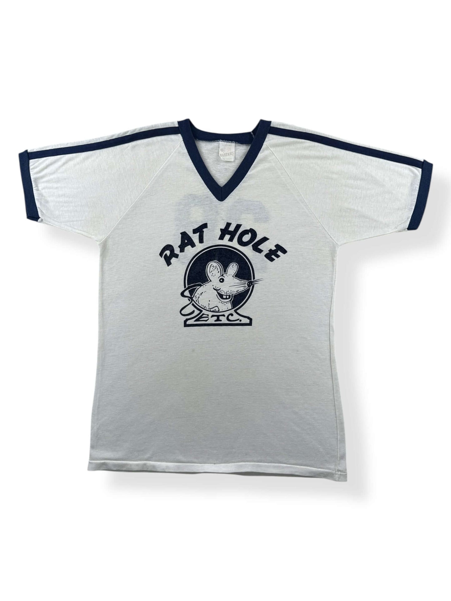 Front of Vintage Rat Hole Jersey Tee SZ M