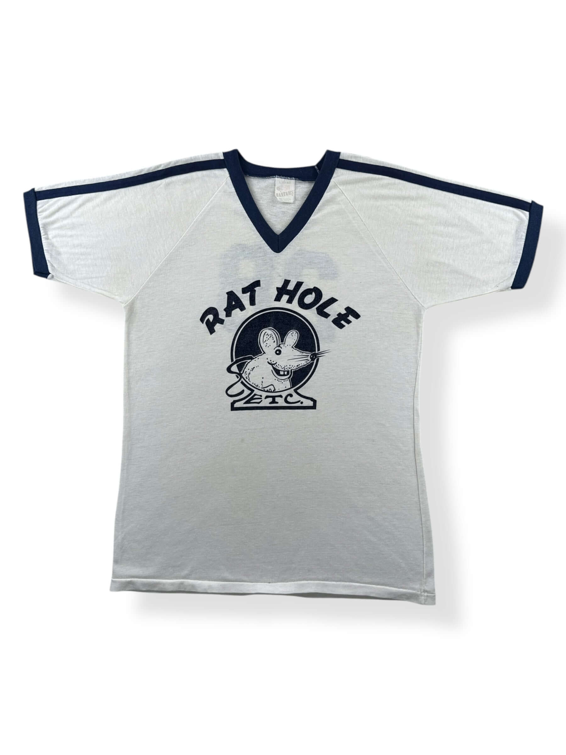 Front of Vintage Rat Hole Jersey Tee SZ M