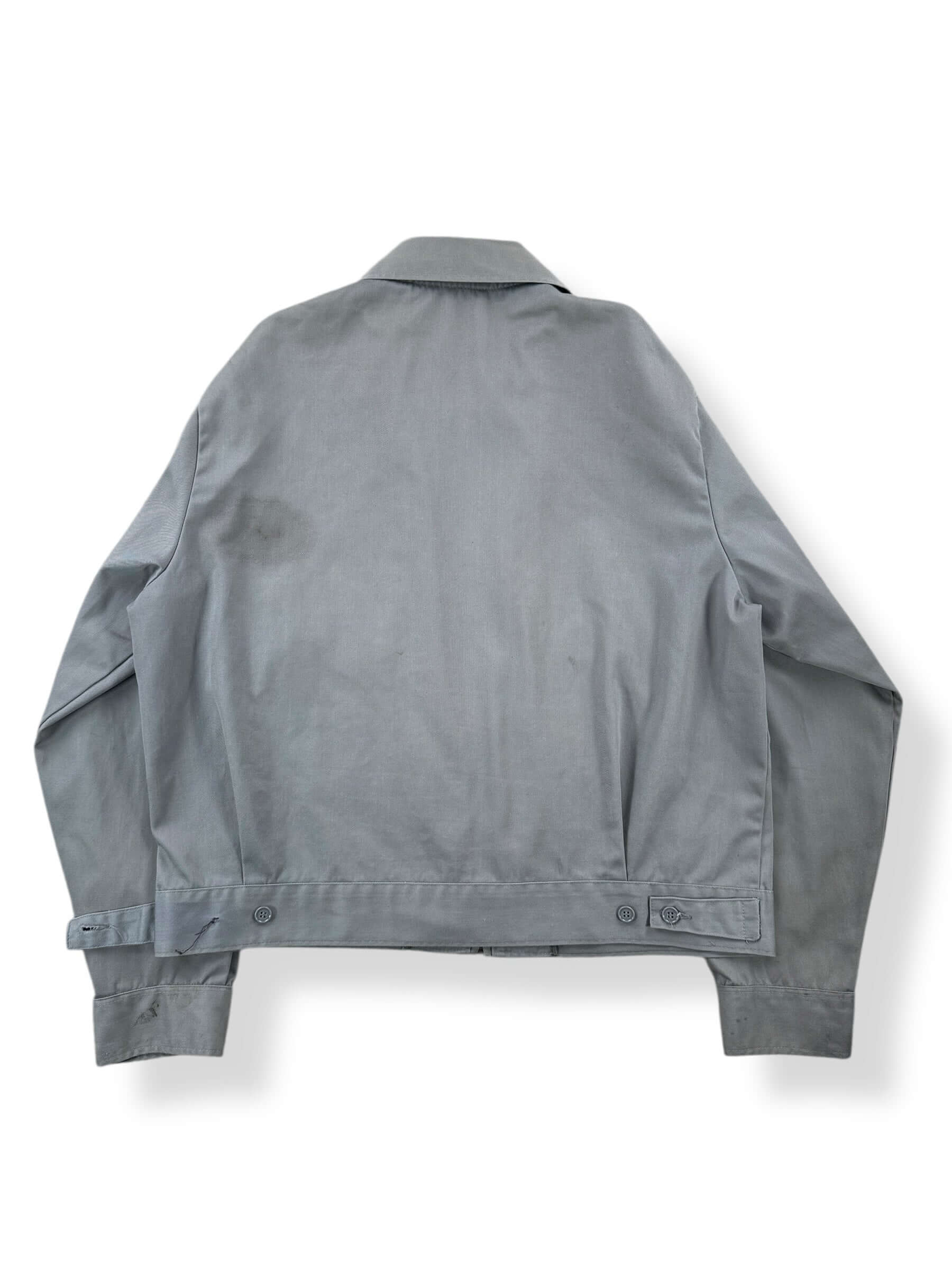 Back of Vintage Lee Chetopa Twill Gas Station Jacket SZ 44