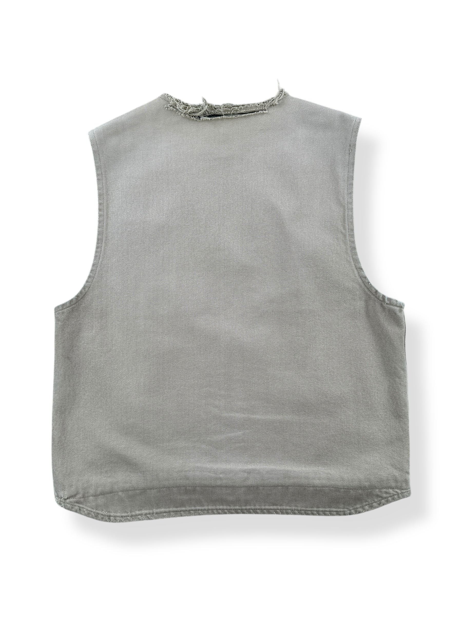 Back of Vintage Distressed Carhartt Vest SZ L