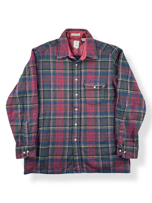 Front of Vintage JG Hook Wool Flannel SZ L