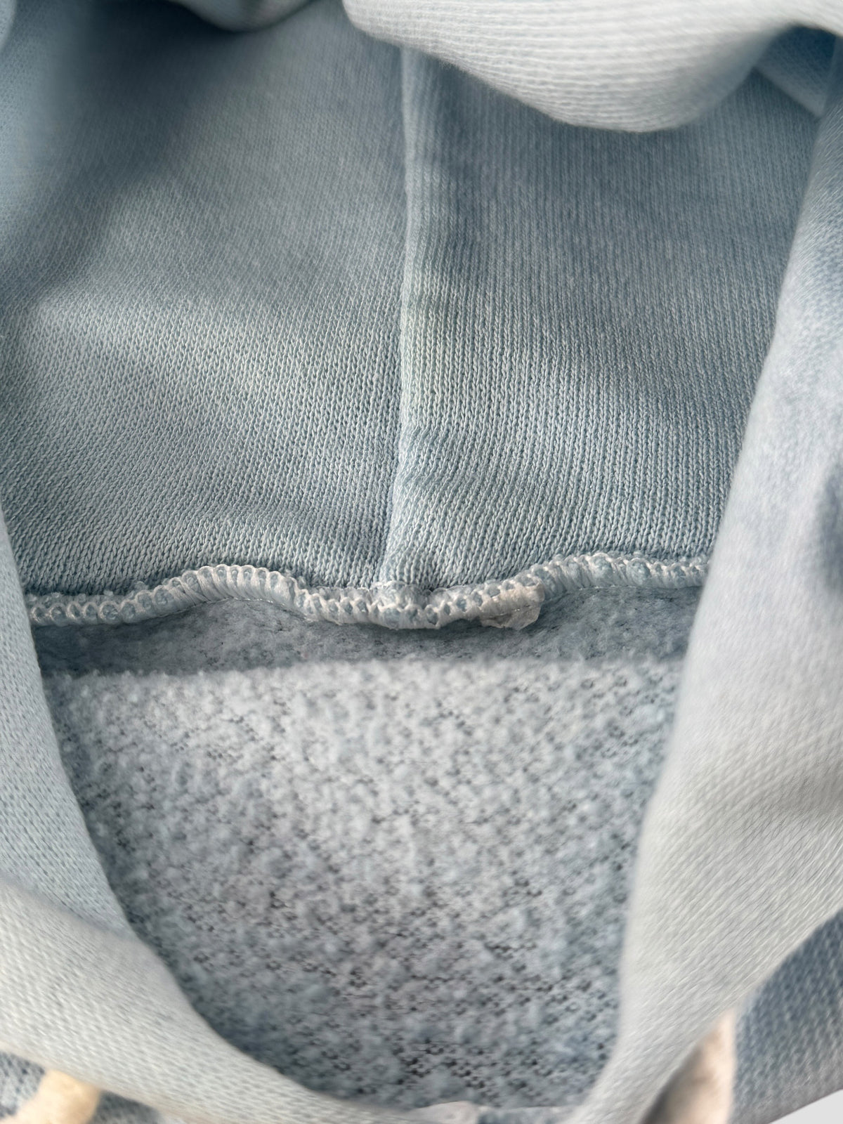 Cut tag on Vintage Silver Lake Teddy Bear Hoodie SZ L
