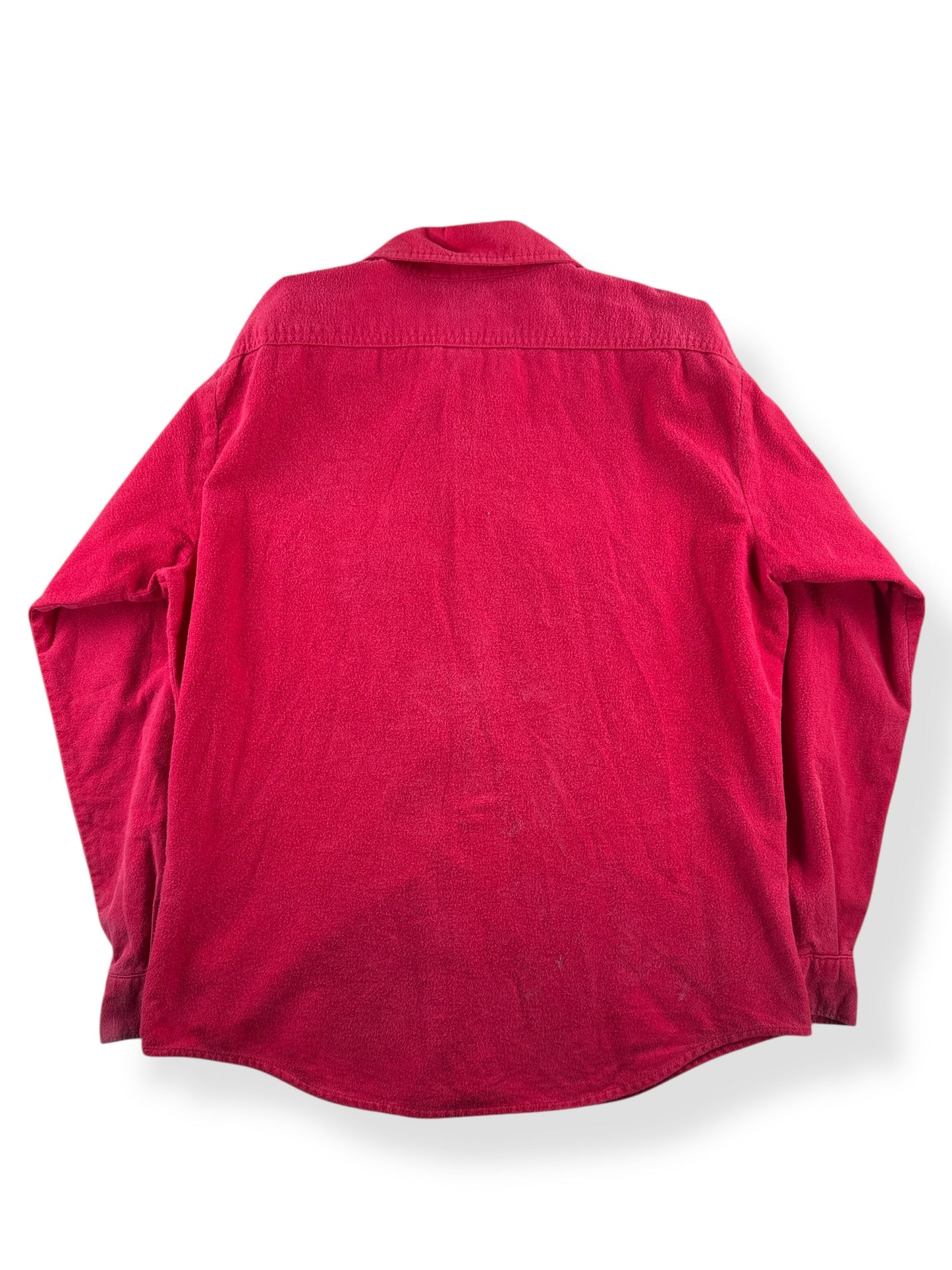 Back of Vintage 5 Brothers Red Chamois Shirt SZ L