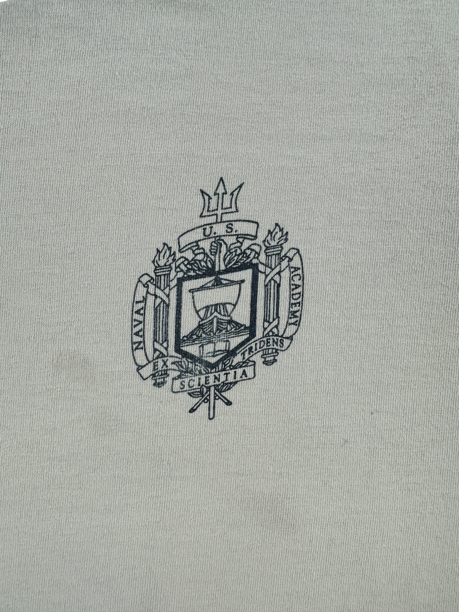 Front Graphic of Vintage Naval Academy Ringer SZ L
