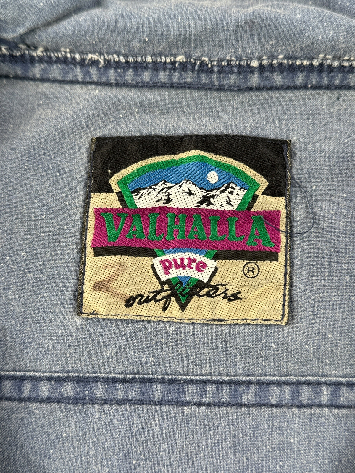 Tag on Vintage Valhalla Blue Anorak SZ M