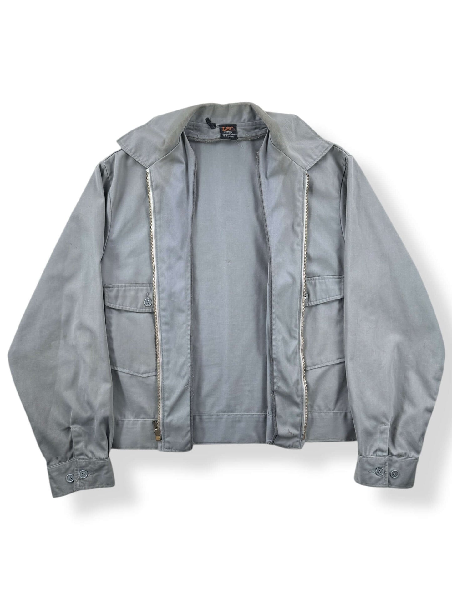 Inside of Vintage Lee Chetopa Twill Gas Station Jacket SZ 44