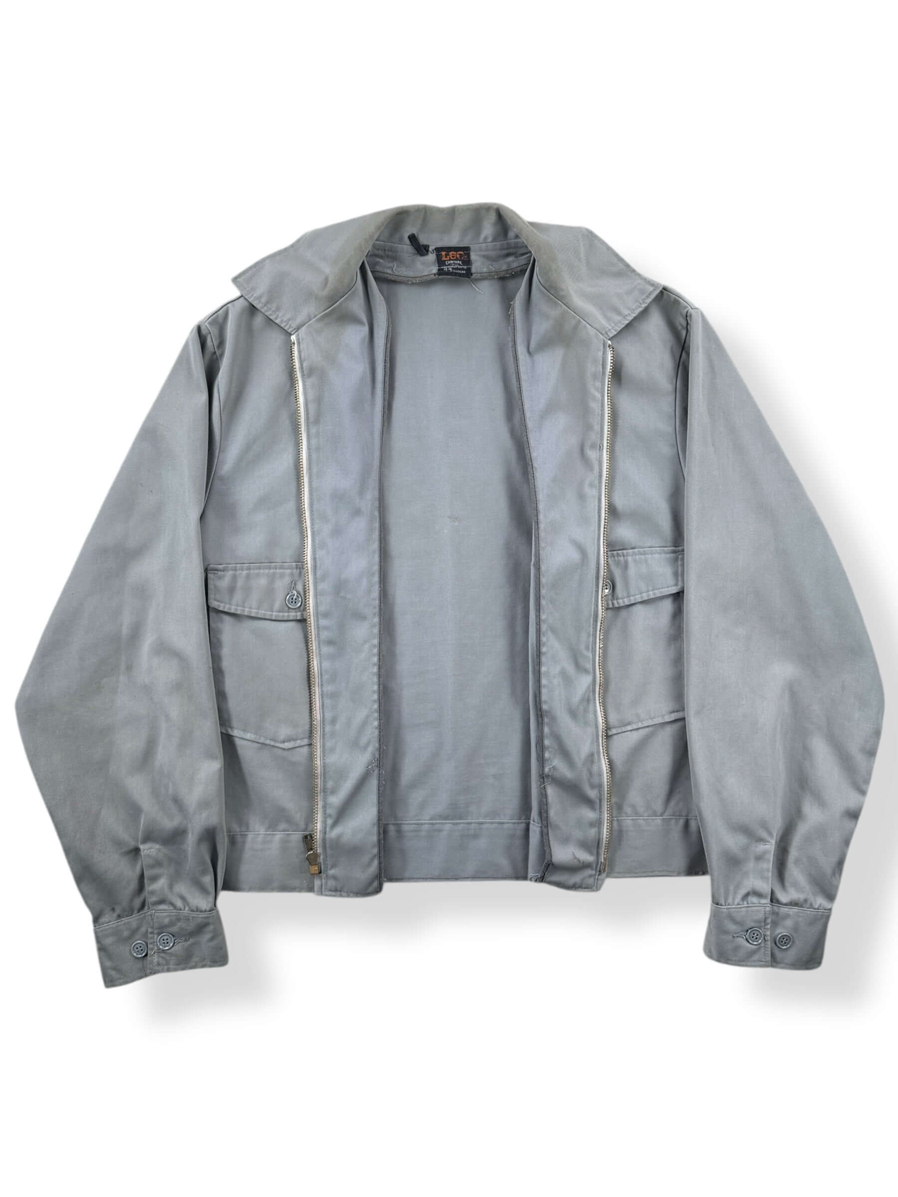 Inside of Vintage Lee Chetopa Twill Gas Station Jacket SZ 44