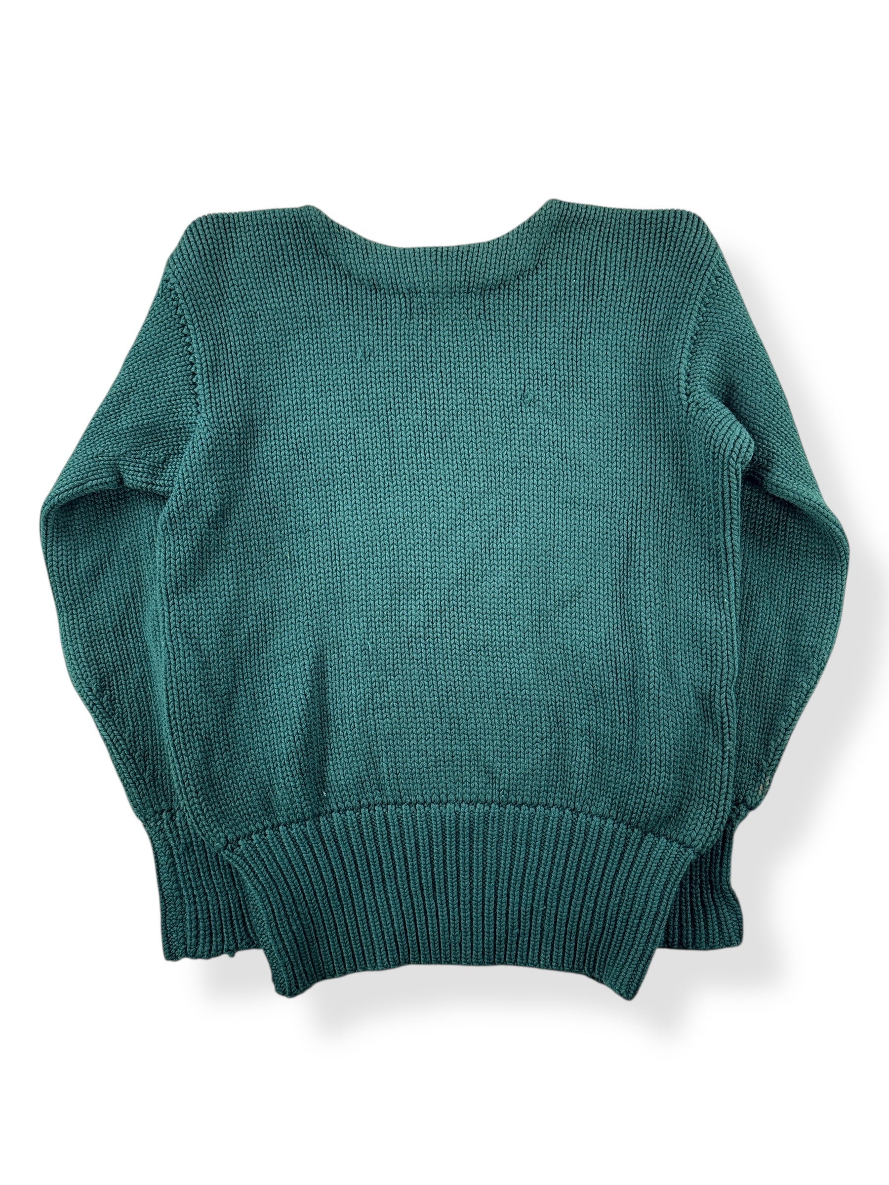 Back of Vintage Tony Ventura's Sporting Goods Knit Sweater SZ M