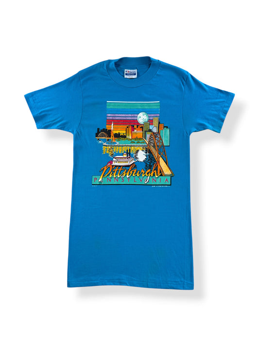 Front of Vintage Pittsburgh PA Tee SZ S (Fits XS)