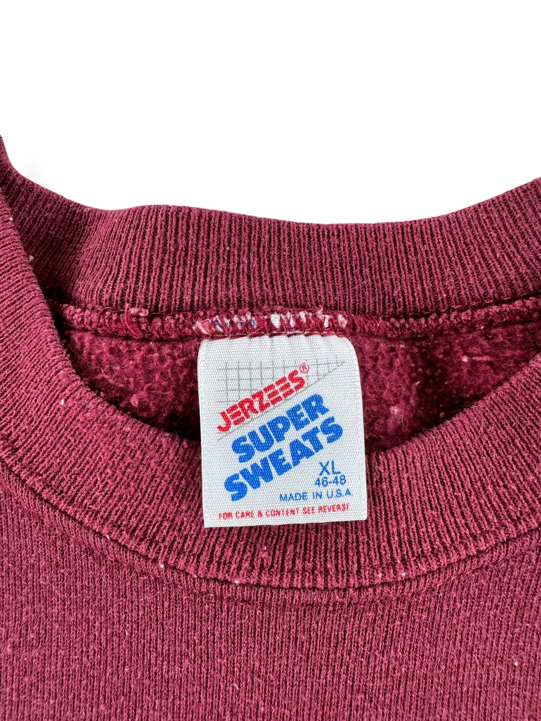 Tag on Vintage 1992 Cougars Apple Cup Crewneck SZ XL (Fits L)