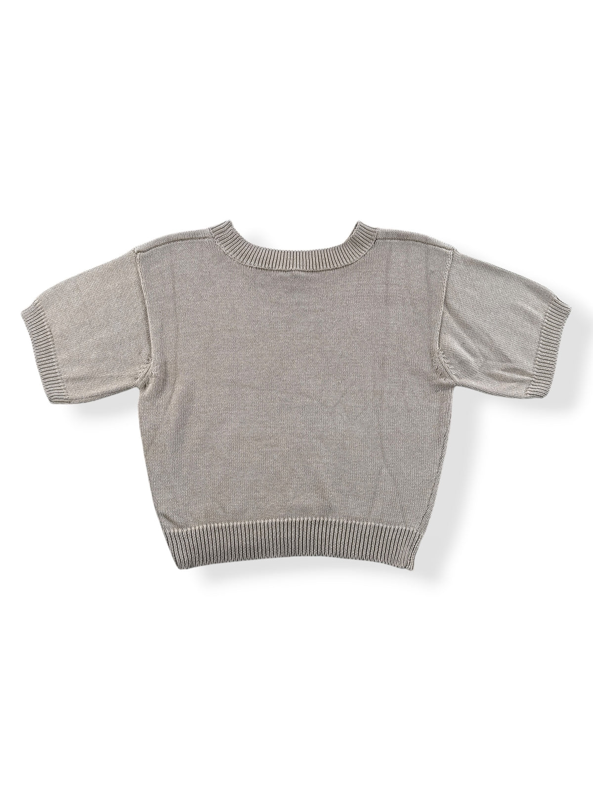 Back of Vintage Calvin Klein Cropped Cotton Sweater SZ S