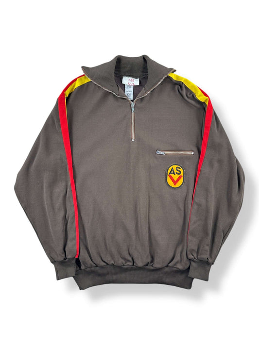 Front of Vintage German Polyester Warm Up Jacket SZ M