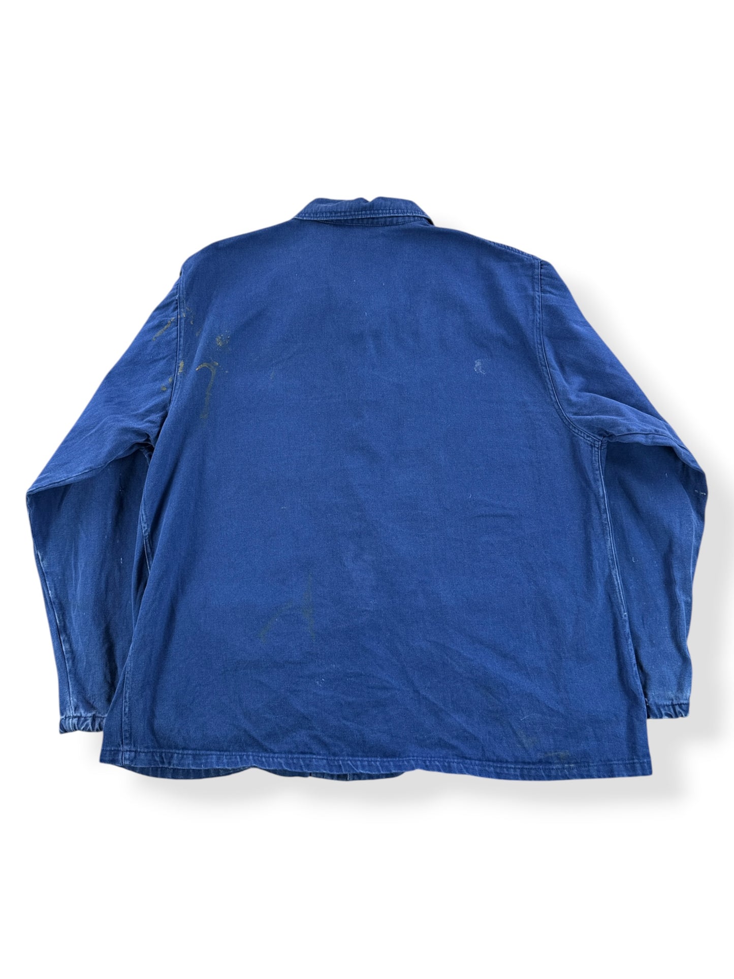 Back of Vintage French Chore Coat SZ XL