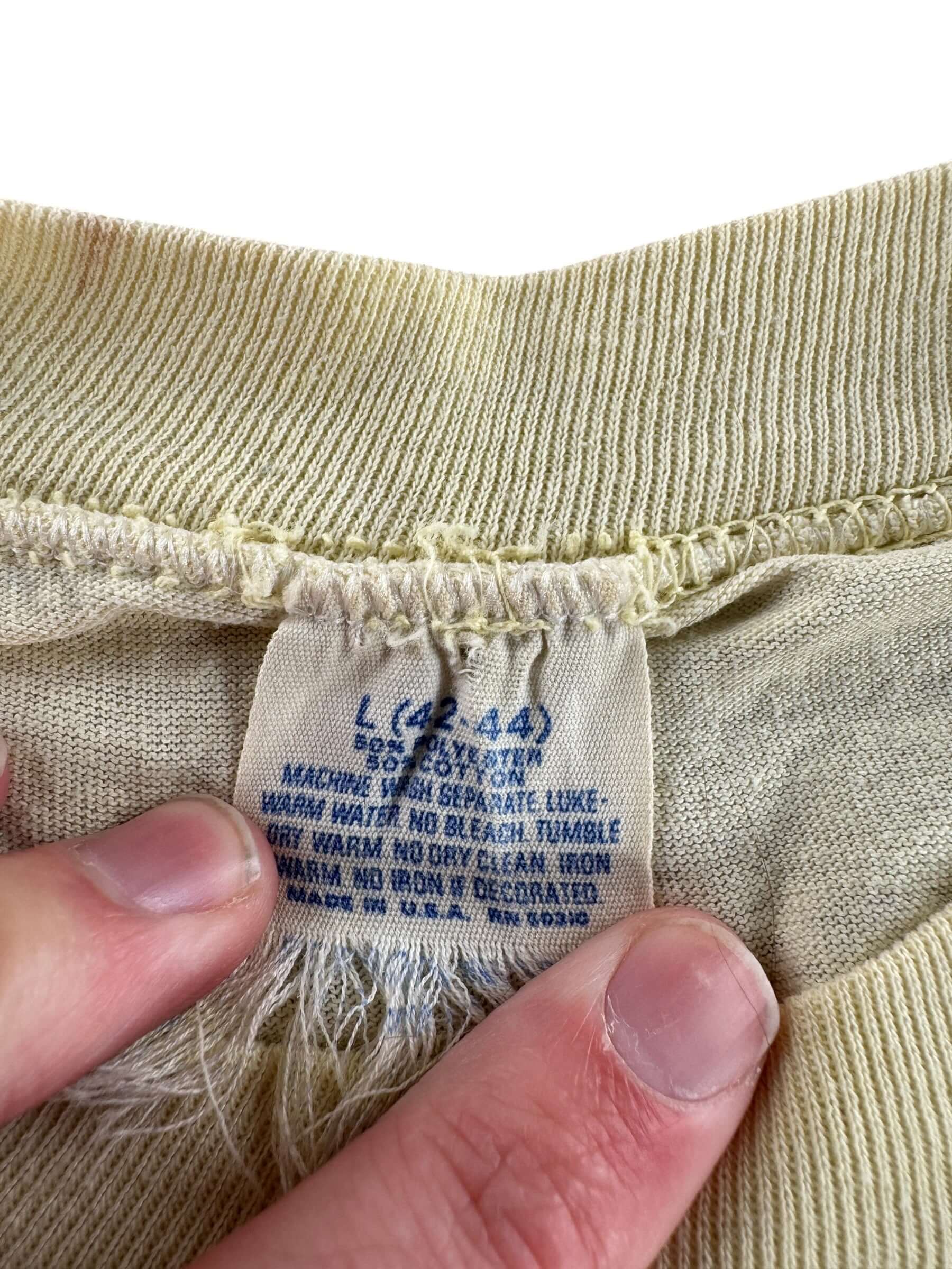 Tag on Vintage McChord Air Force Base Washington Tee SZ L (Fits M)