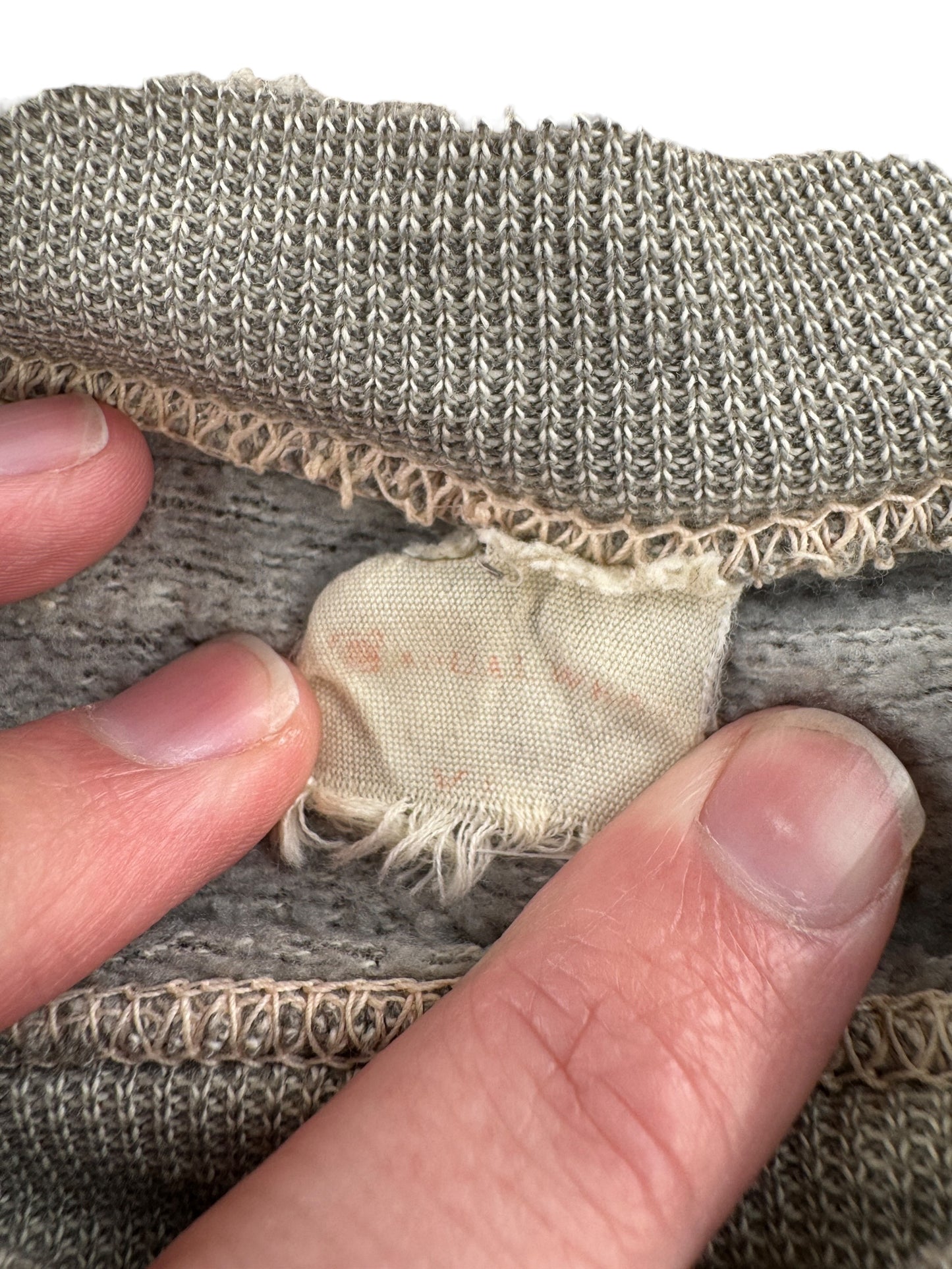 Tag on Vintage Grey Short Sleeve Crewneck SZ XL (Fits L)