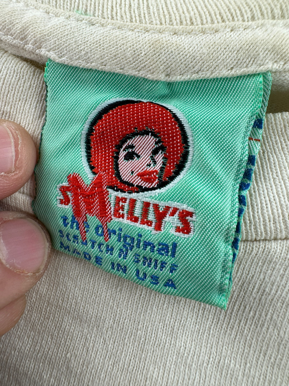 Tag on Vintage Lemon Head Scratch & Sniff Tee SZ M