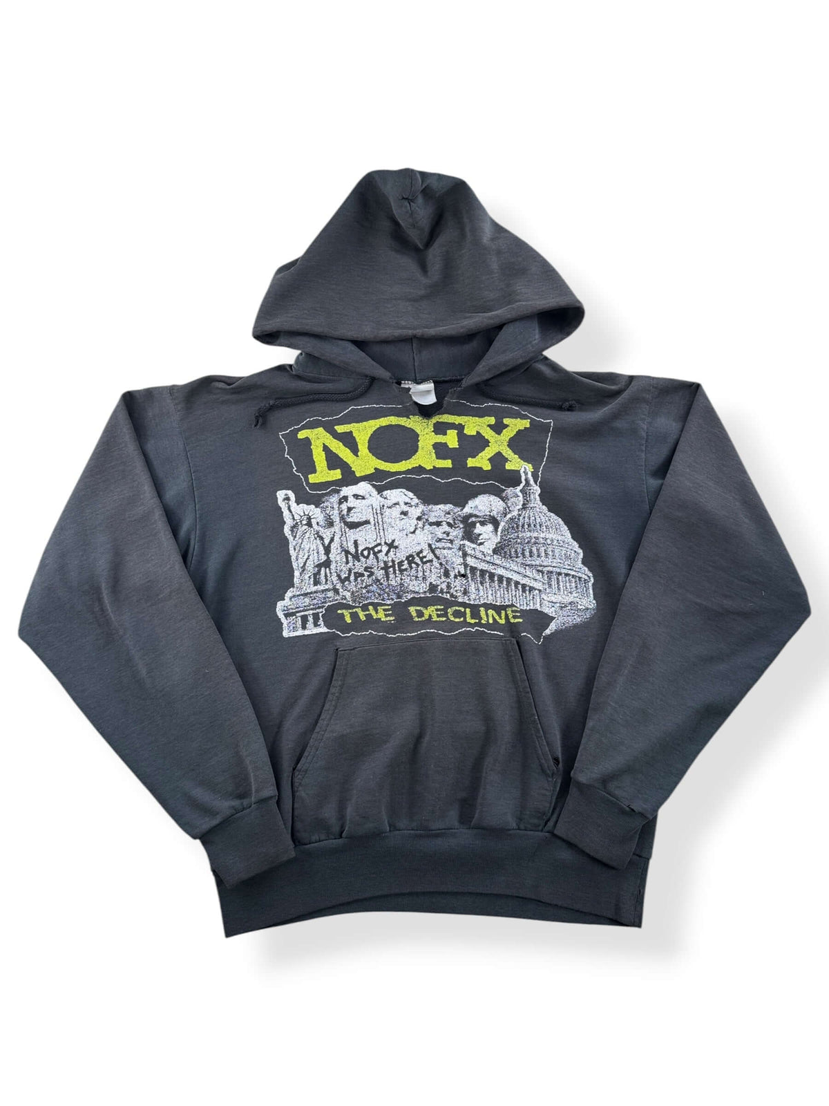 Front of Vintage NOFX Hoodie SZ M