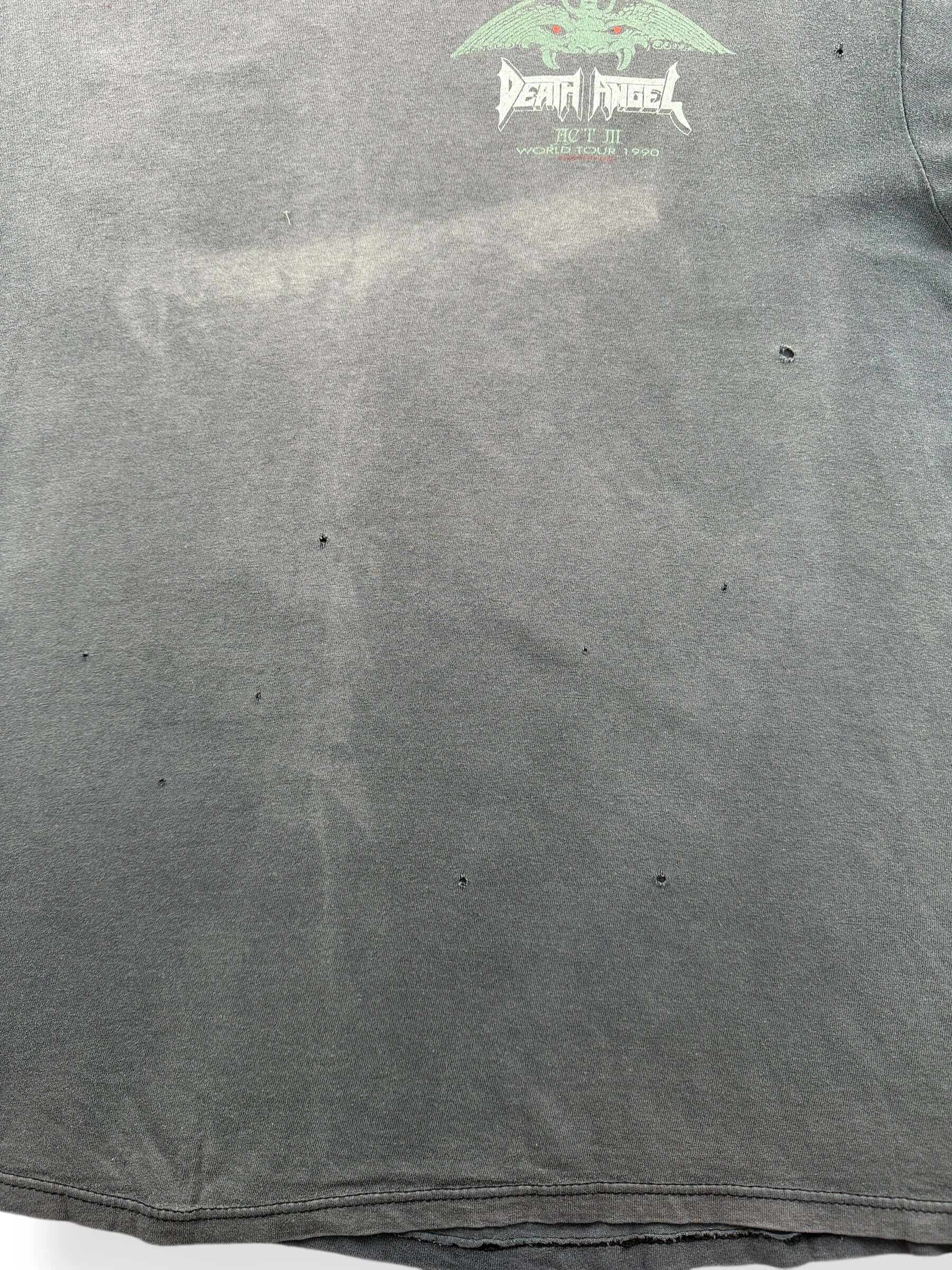 Fading on Vintage Death Angel Act III Fader Tee SZ XL
