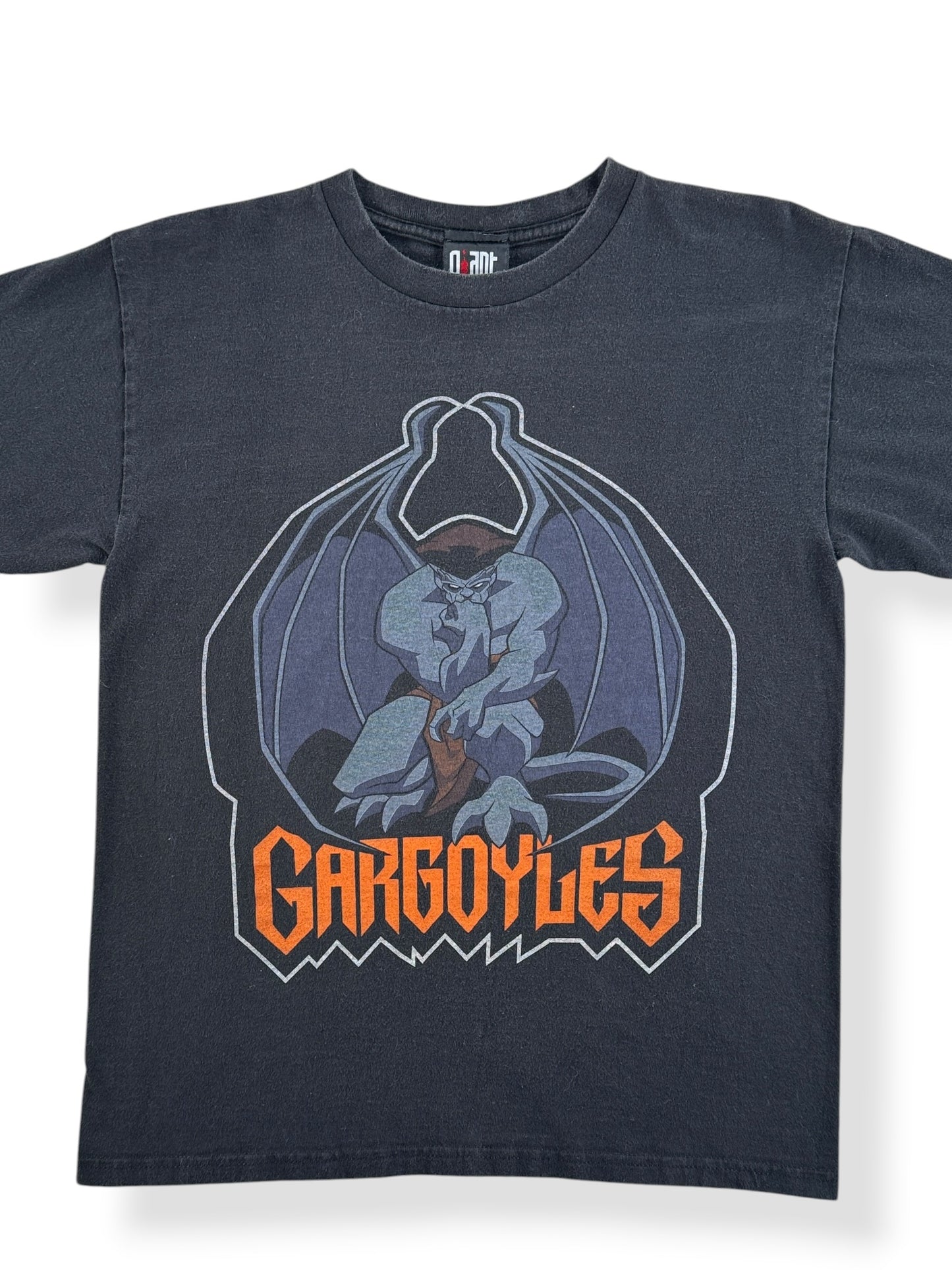 Front Close Up of Vintage Gargoyles Disney Promo Tee SZ S