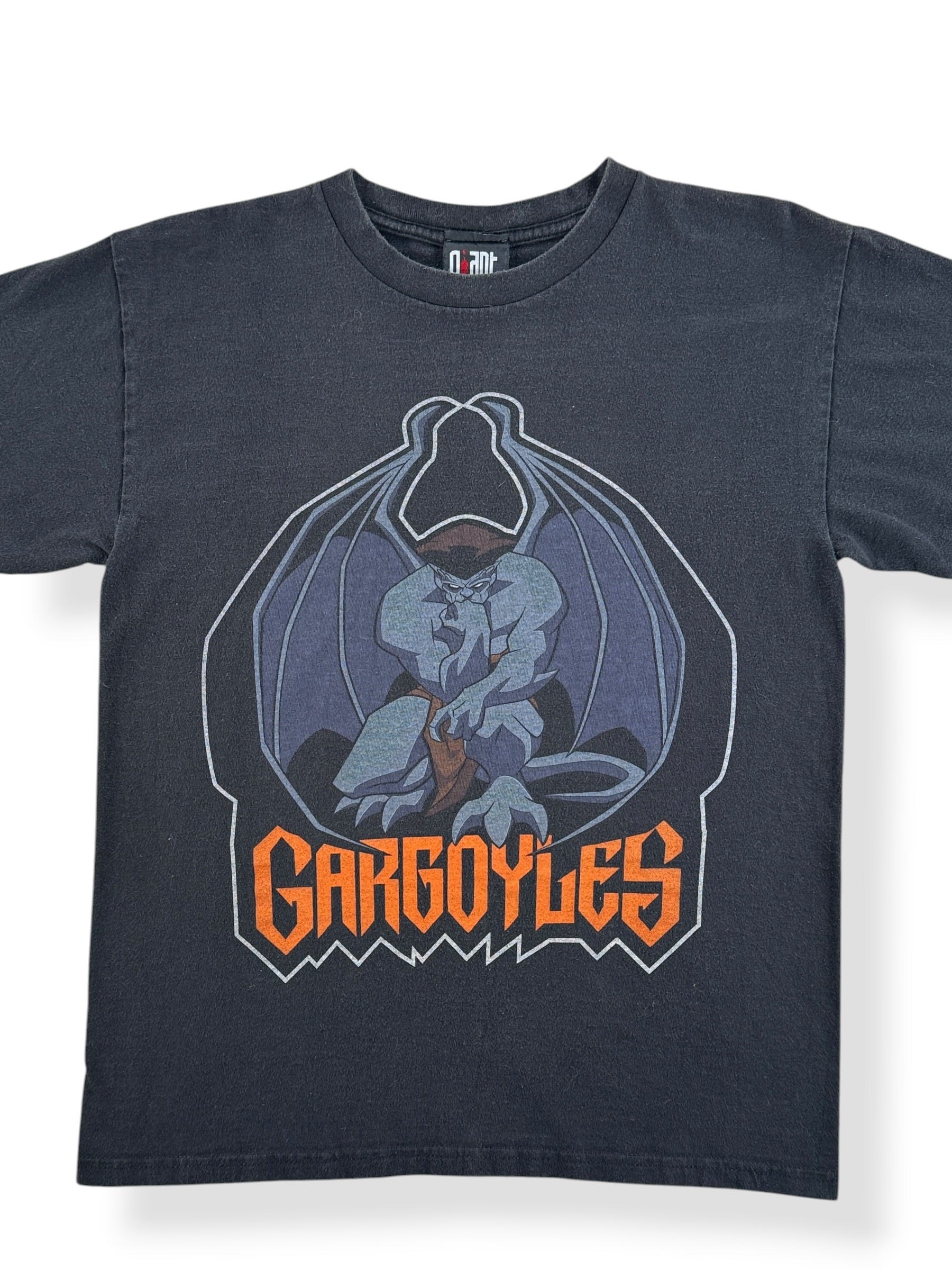 Front Close Up of Vintage Gargoyles Disney Promo Tee SZ S