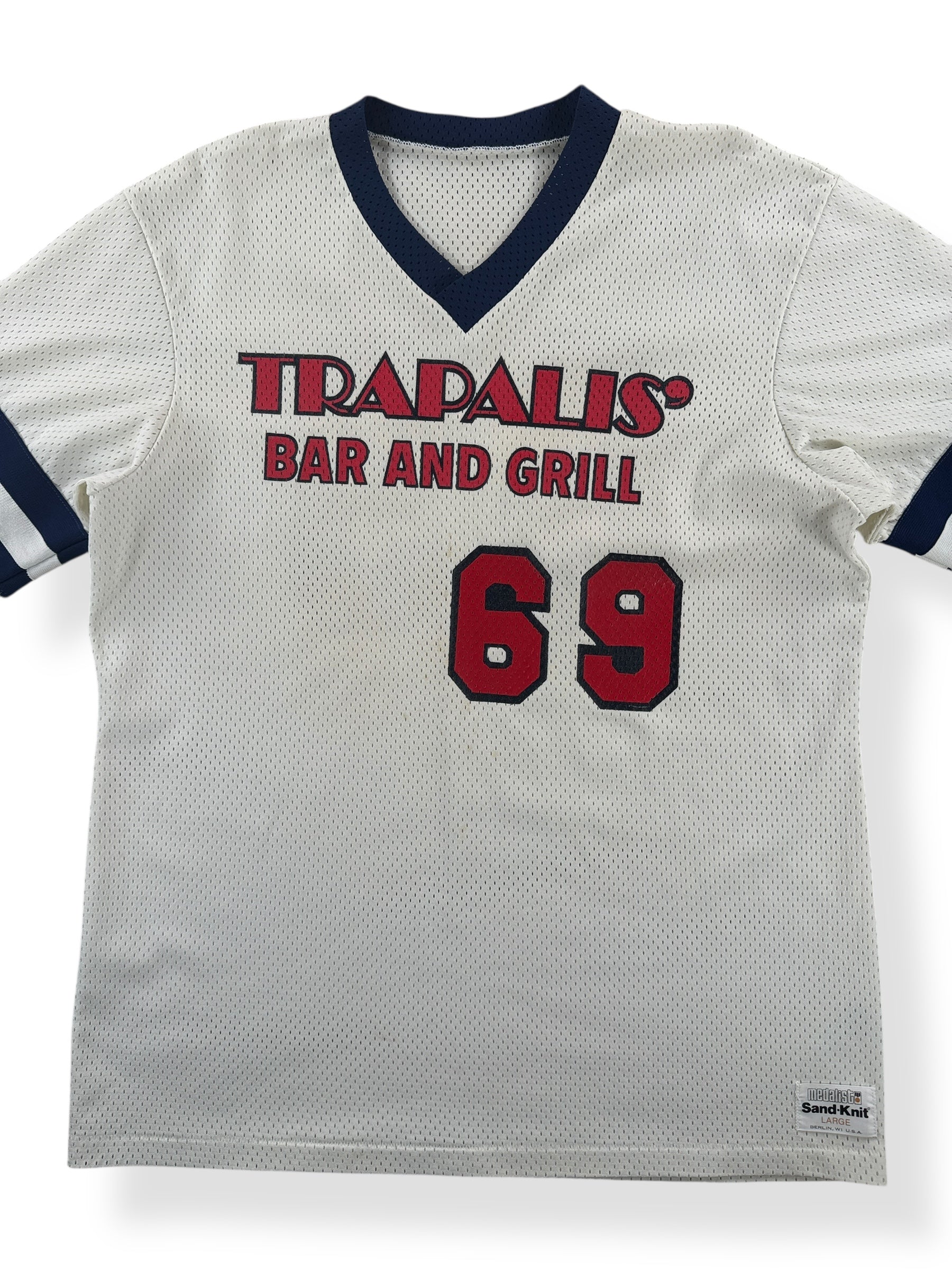 Front Close Up of Vintage 69 Jersey SZ L