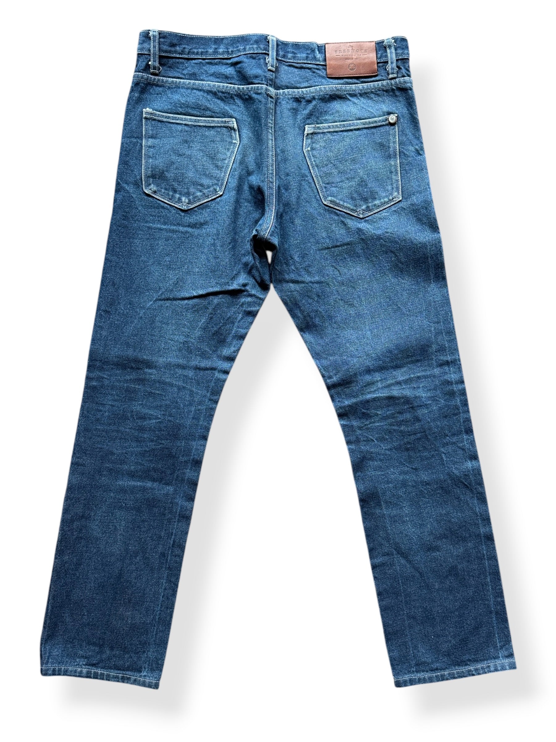 Back of Freenote Cloth Selvedge Jeans W33 (Fits W34)