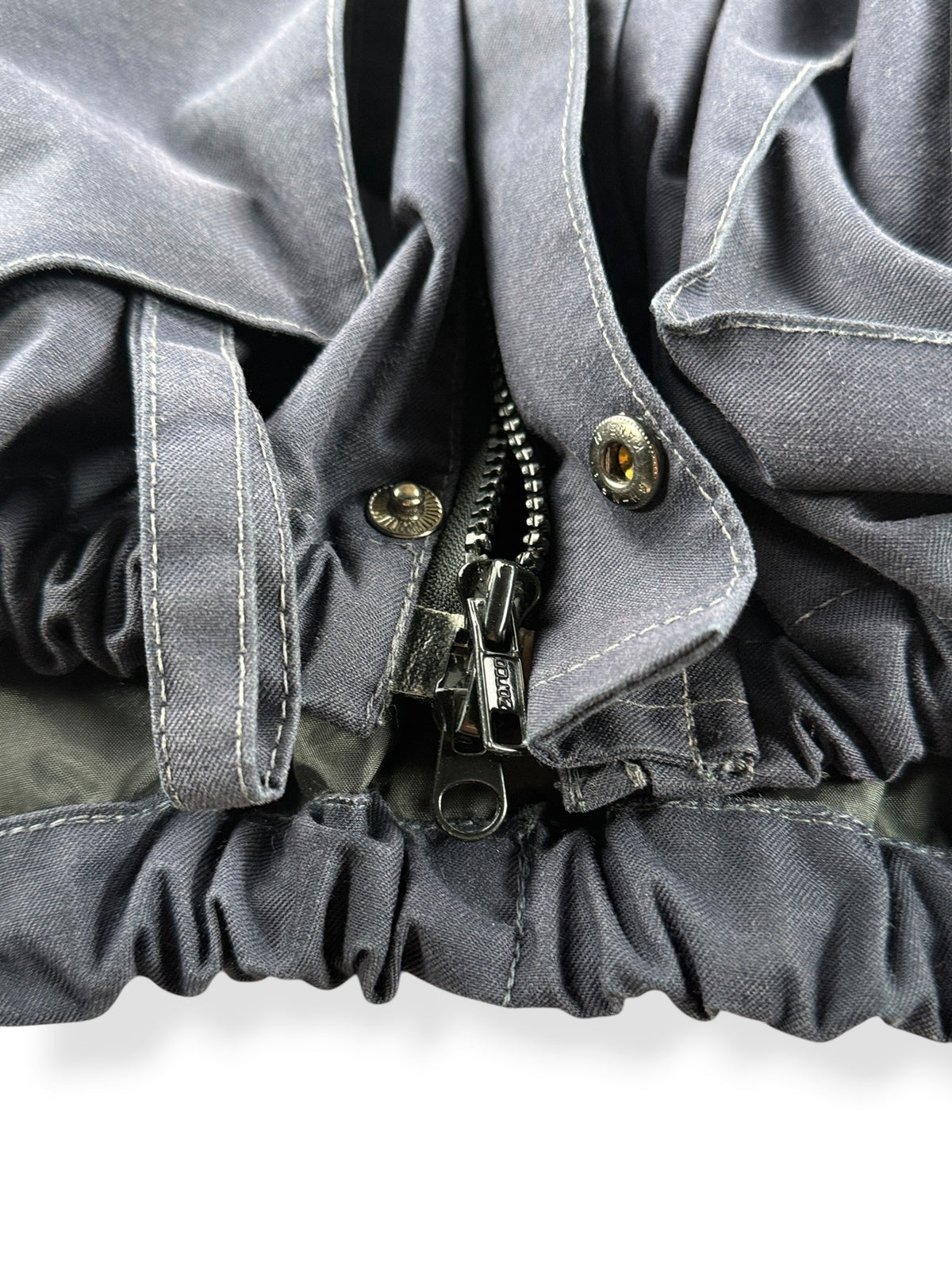 Double zipper on Vintage 1980s G. Loomis Fishing Jacket SZ XL
