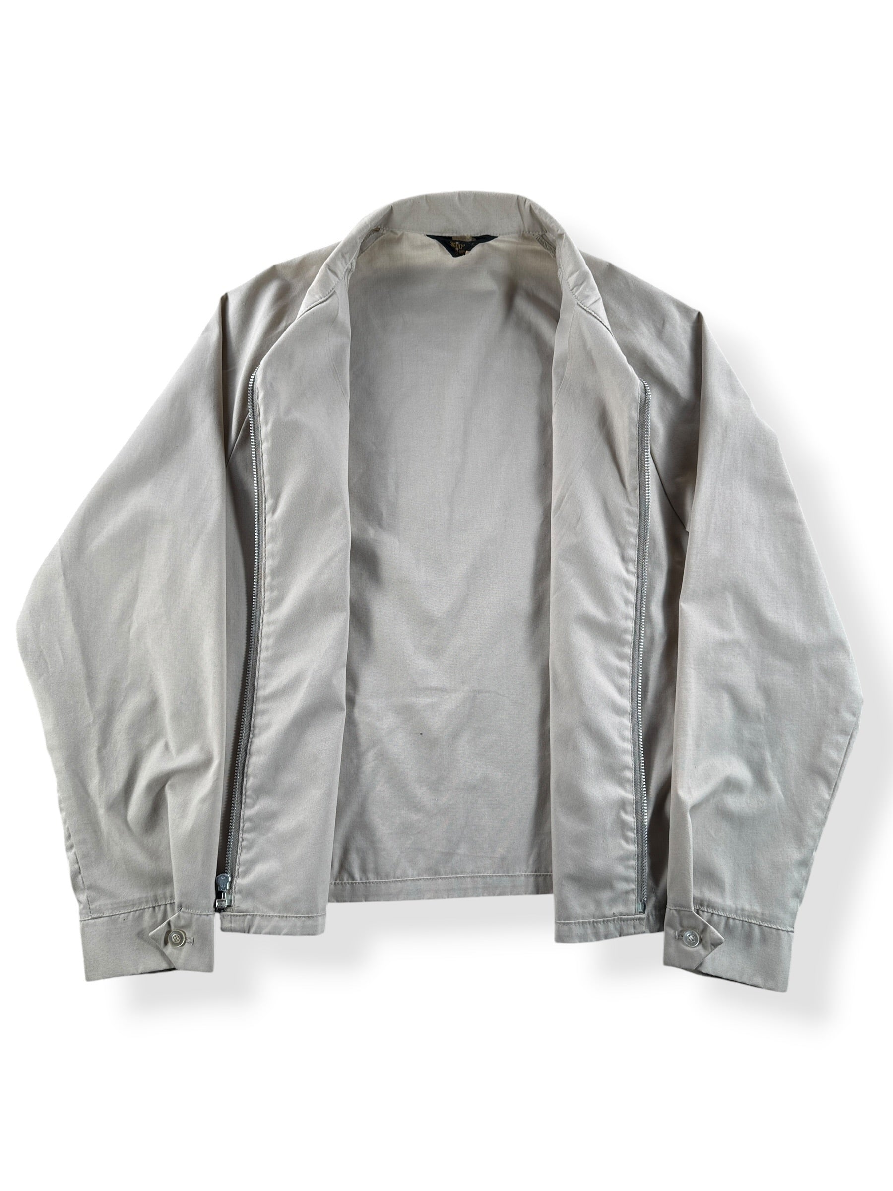 Inside of Vintage Sir Jac Khaki Liteweight Jacket SZ M (Fits S)