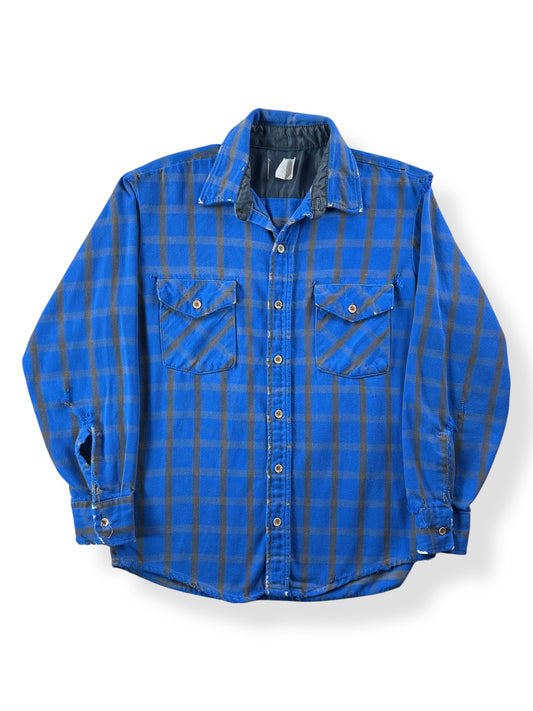 Front of Vintage Thrashed Cotton Flannel SZ S