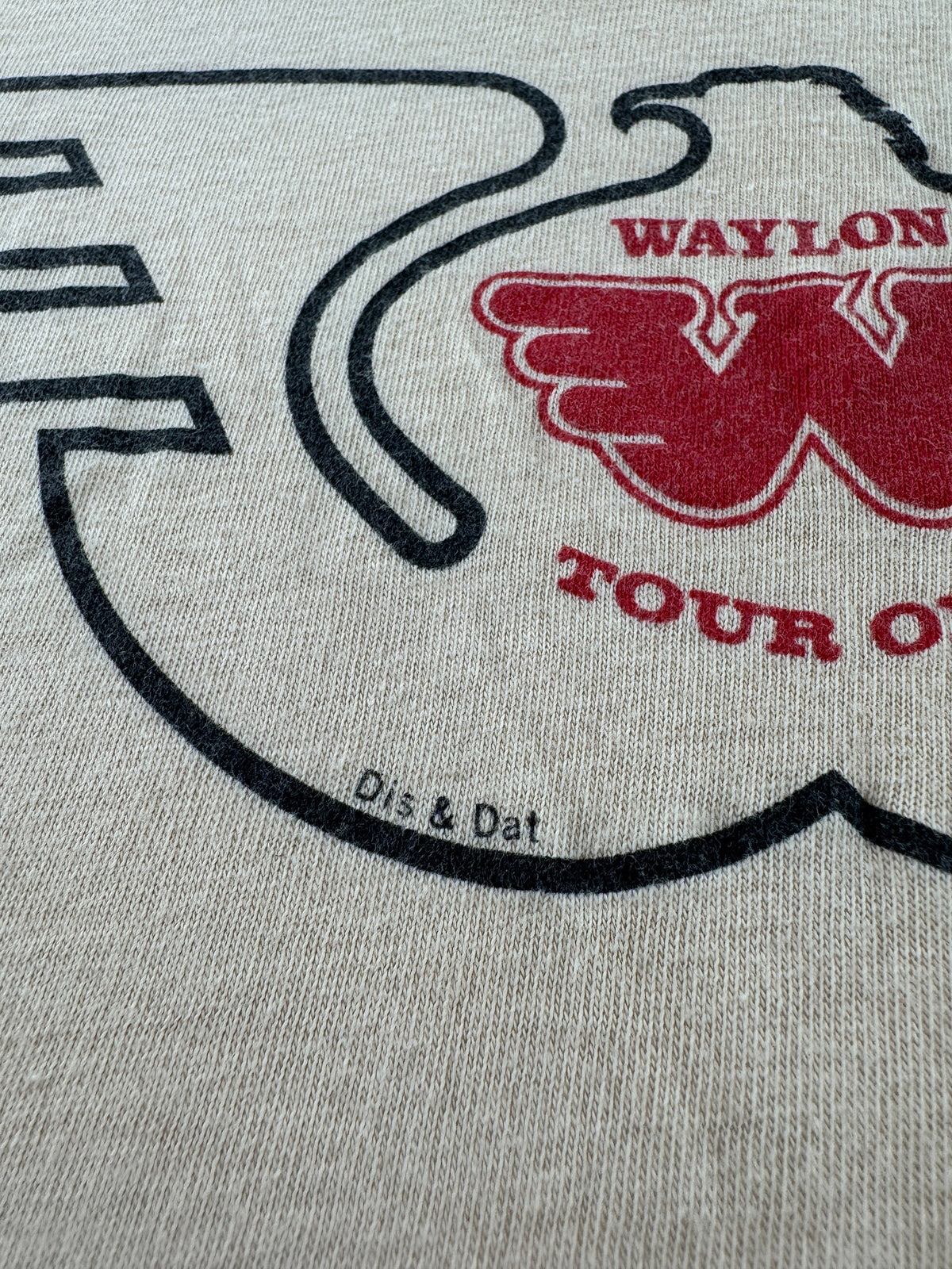 Artist on Vintage Waylon '81 Tee SZ L