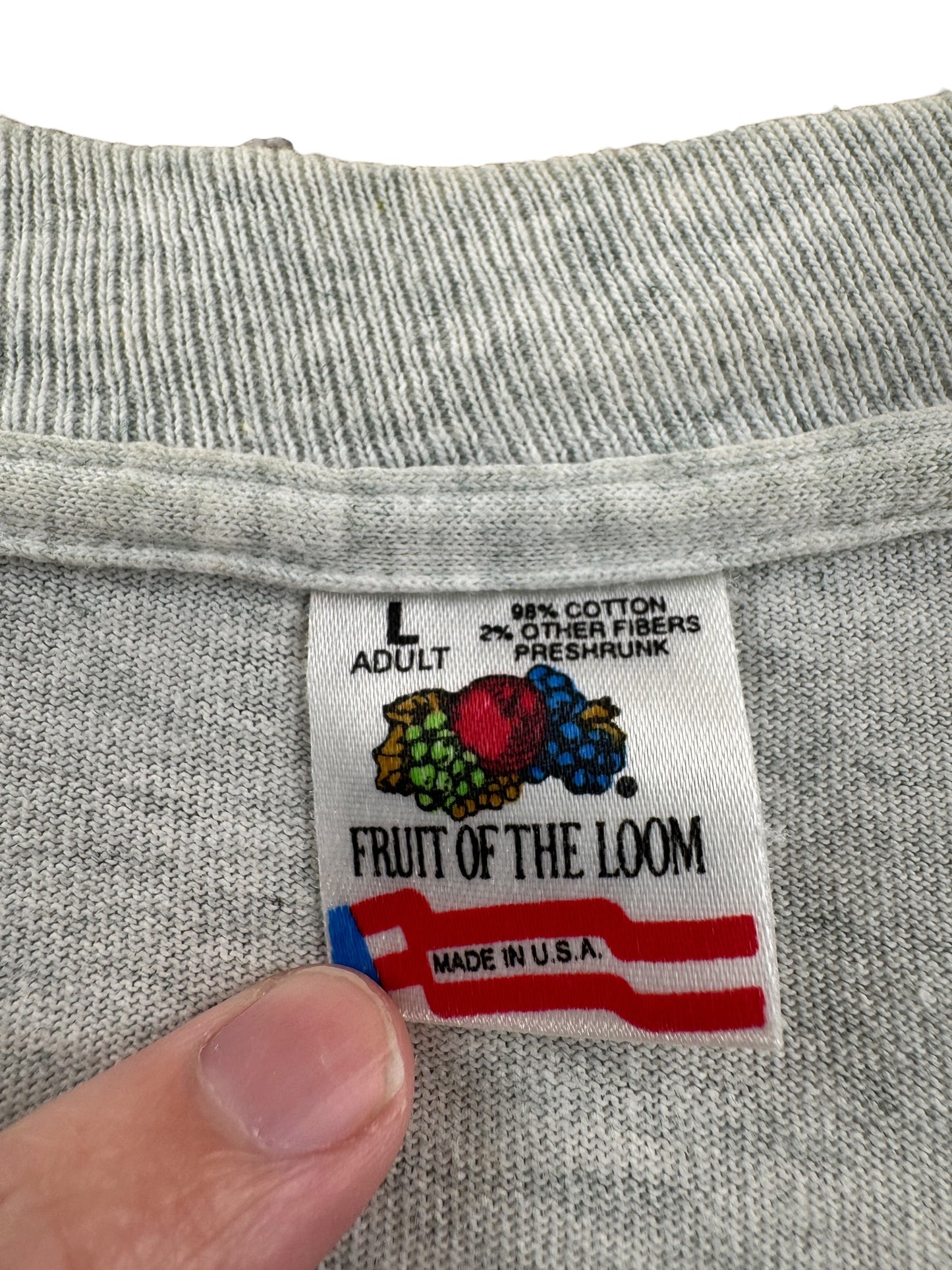 Label on Vintage Georgetown University Tee SZ L